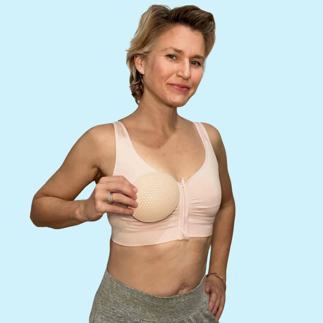 Honey Cloudz Ovals Plus Bra Insert HC450 - Latte