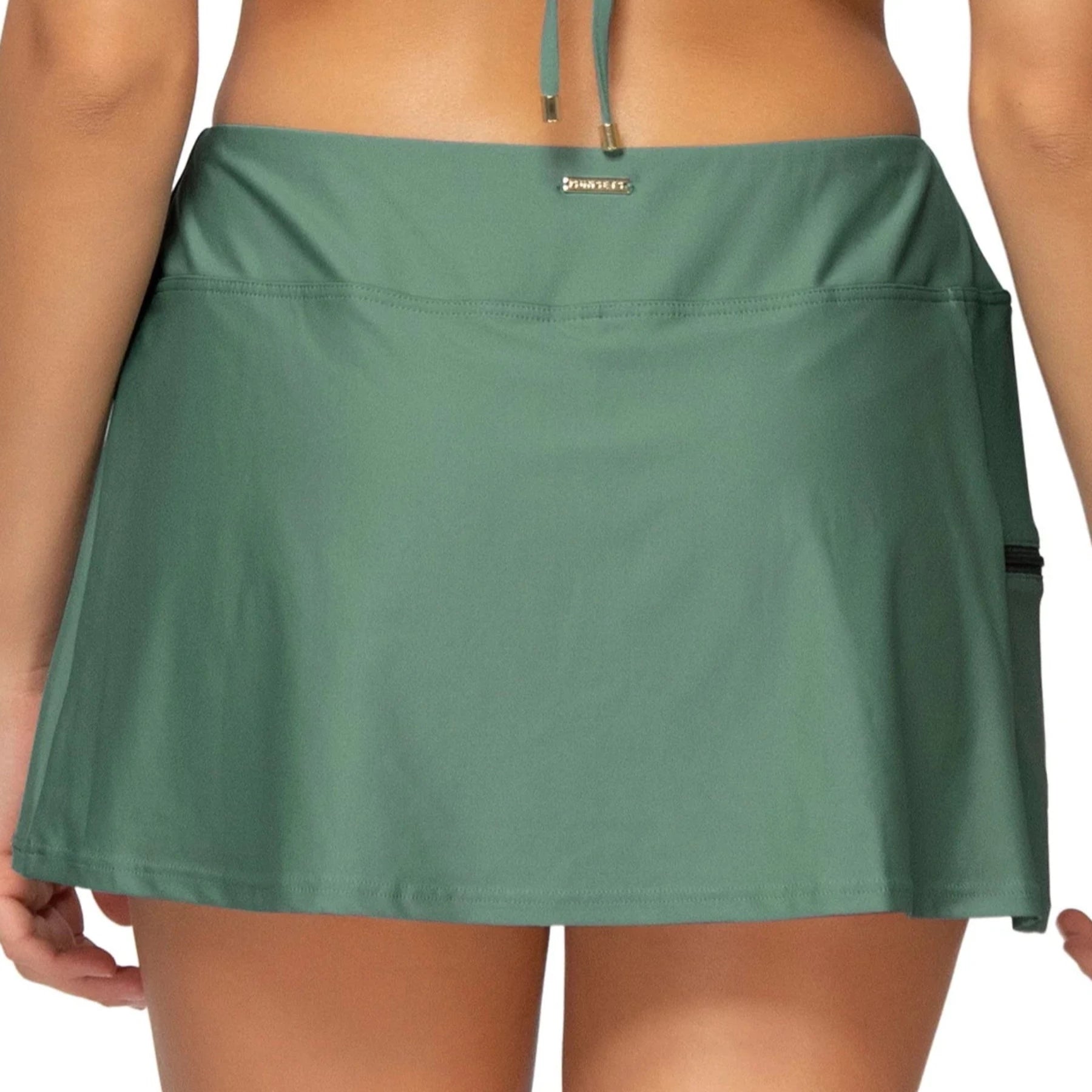 Sporty Swim Skirt 40B - Moss