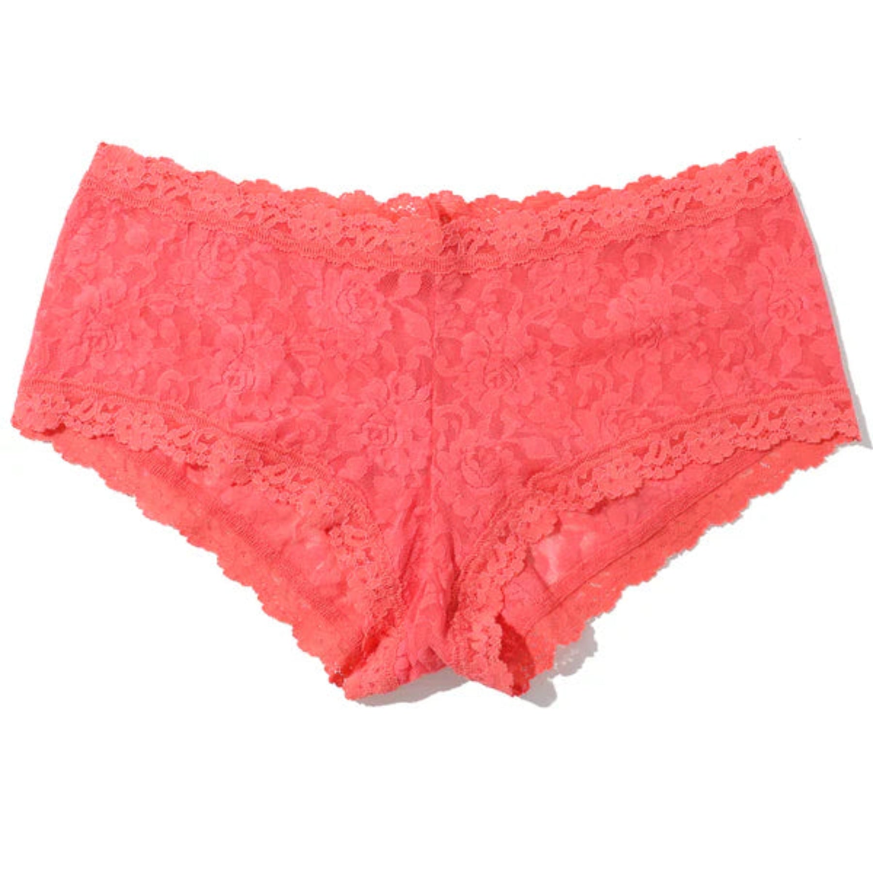 Hanky Panky Signature Lace Boyshort 4812 - Courageous Coral (CCOR)