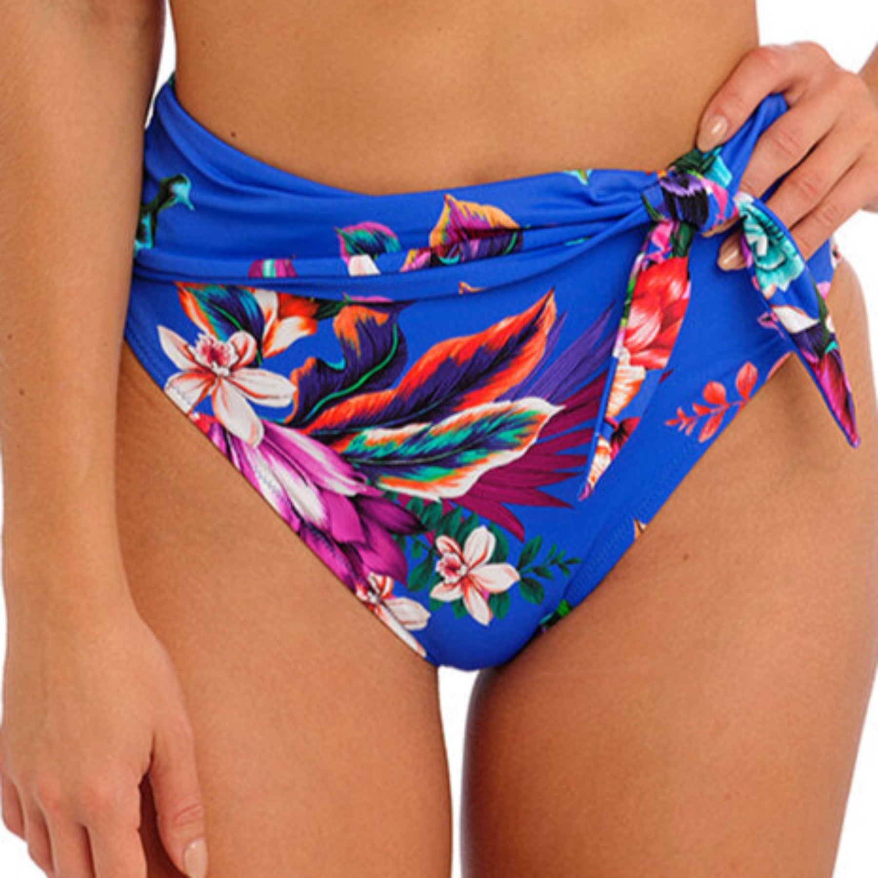 Halkidiki High Waist Bikini Brief FS501978 - Ultramarine