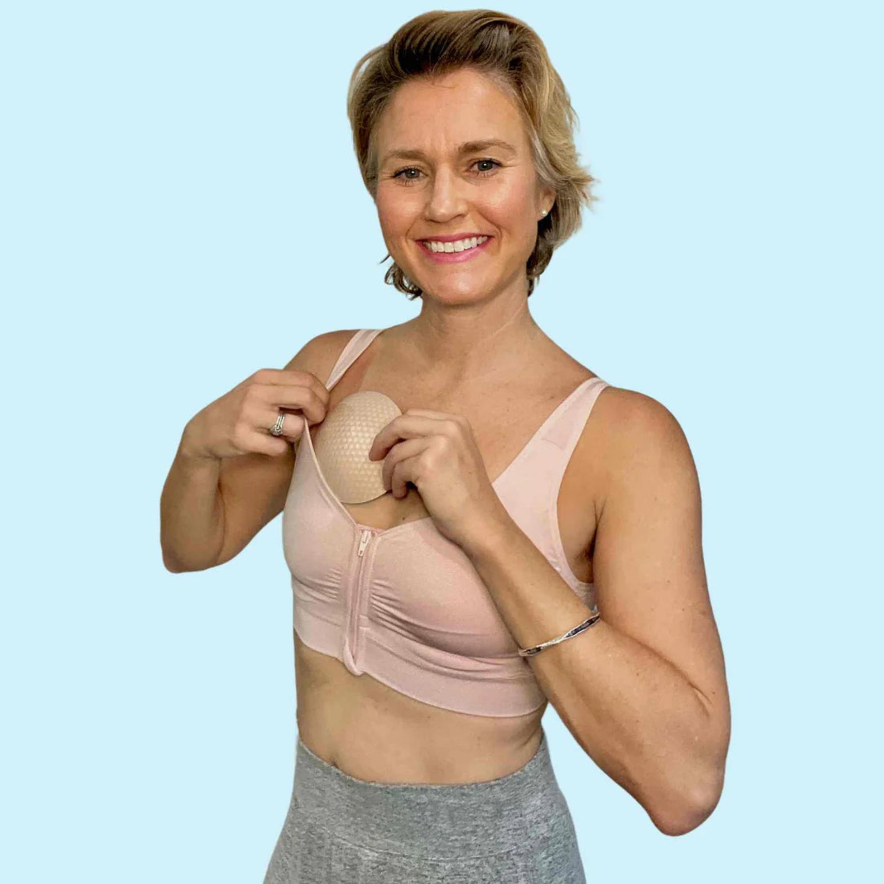 Honey Cloudz Oval Extra Breast Form HC700 - Latte