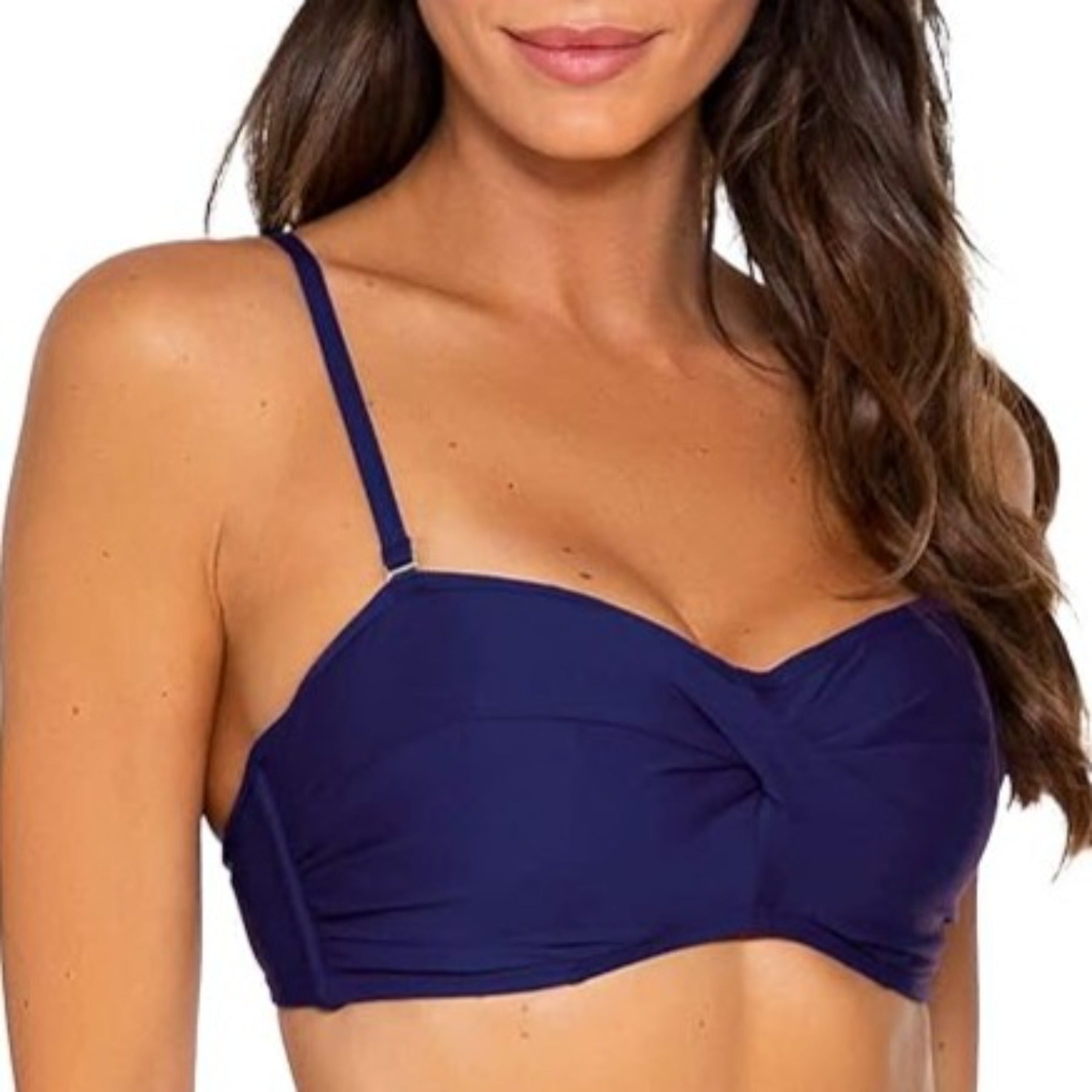 Iconic Twist Bandeau 55EFGH - Indigo