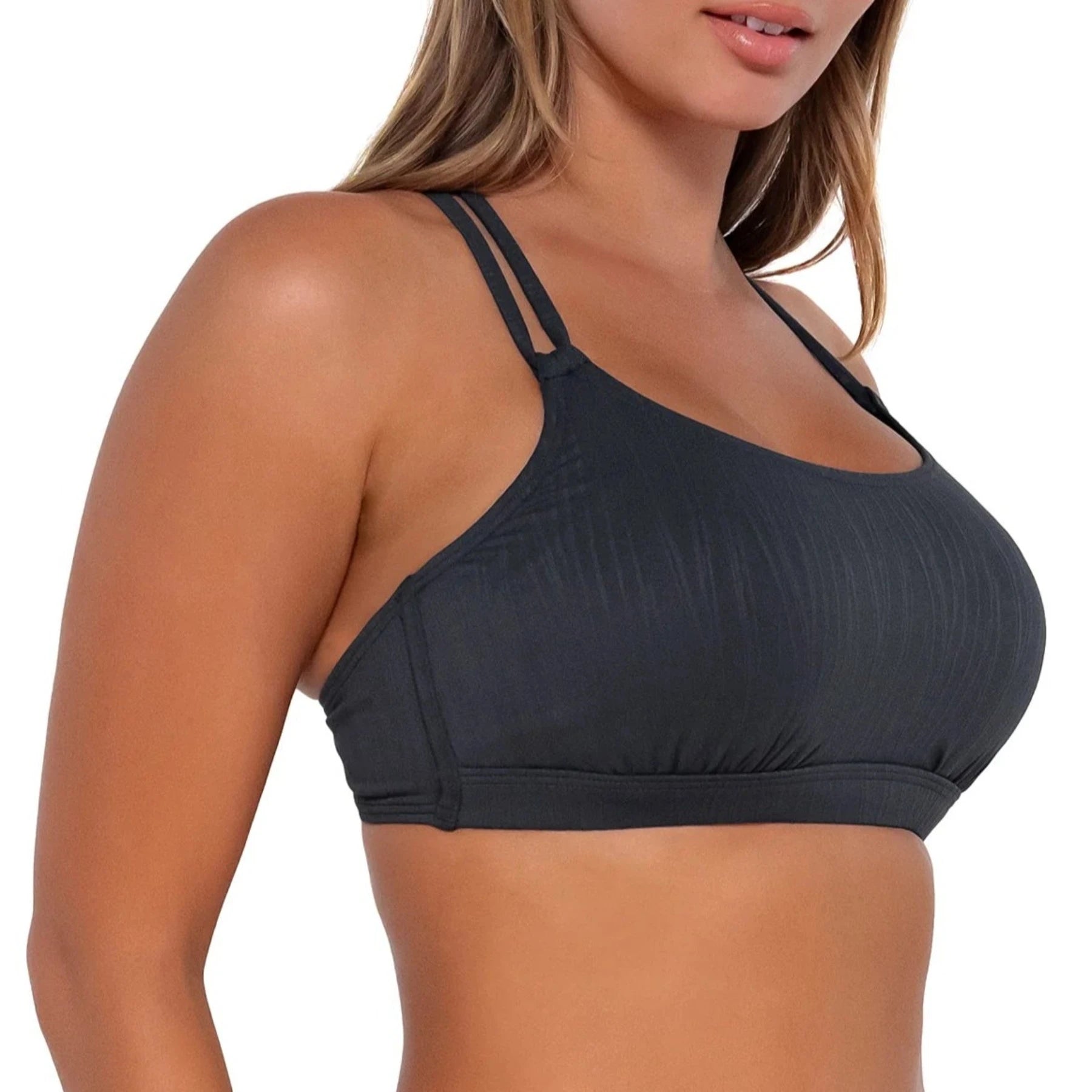 Taylor Bralette 56EFGH - Slate Seagrass Texture