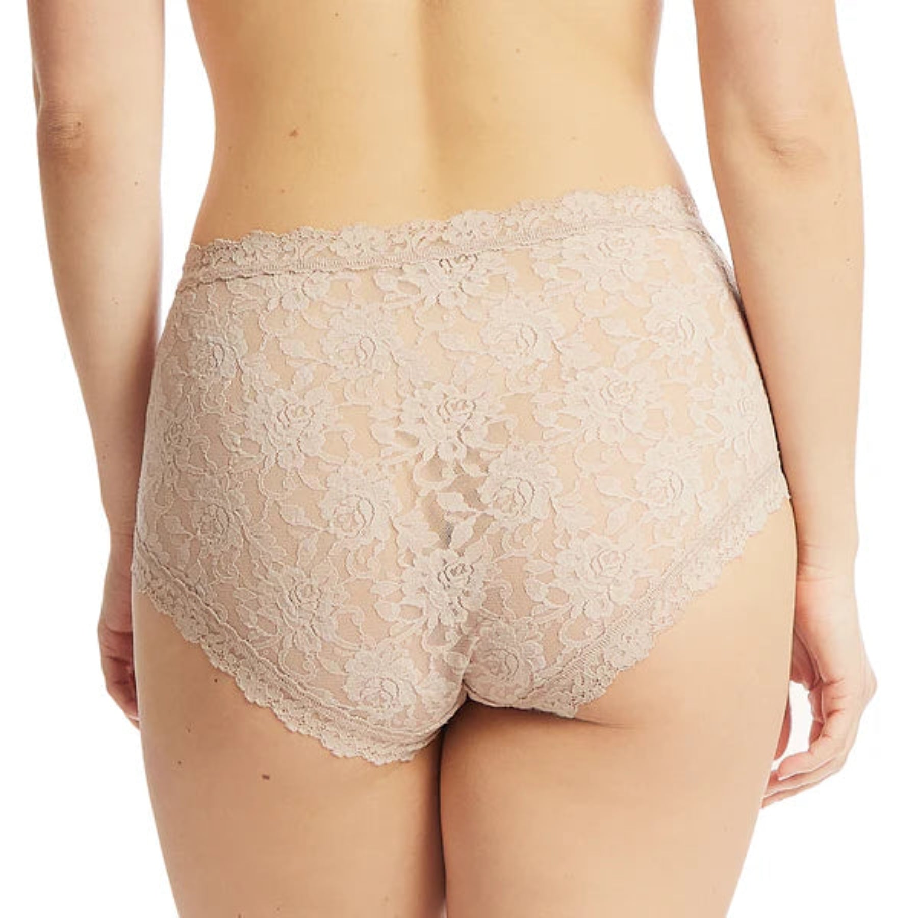 Hanky Panky Signature Lace High Rise Boyshort 481292 - Chai