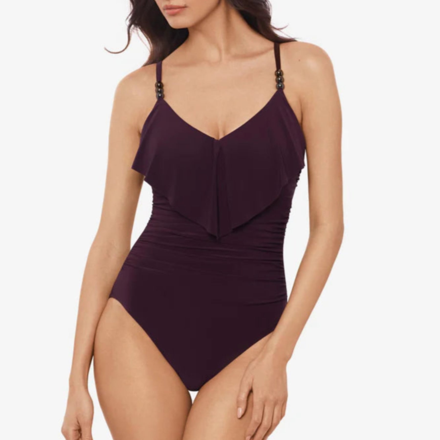 Isabel One Piece Swimsuit 6006018 - Prune