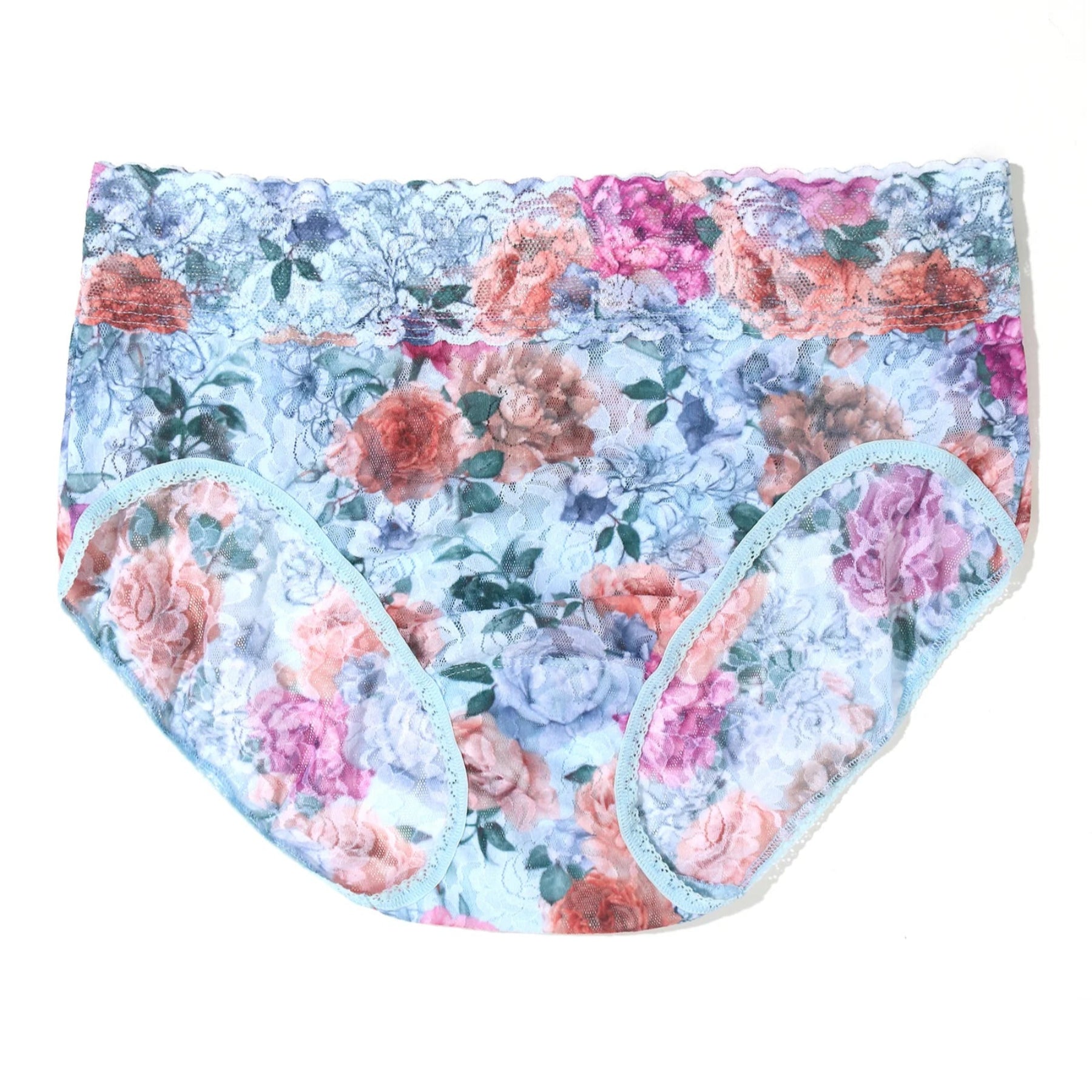 Hanky Panky Printed Signature Lace French Brief PR461 - Tea For Two