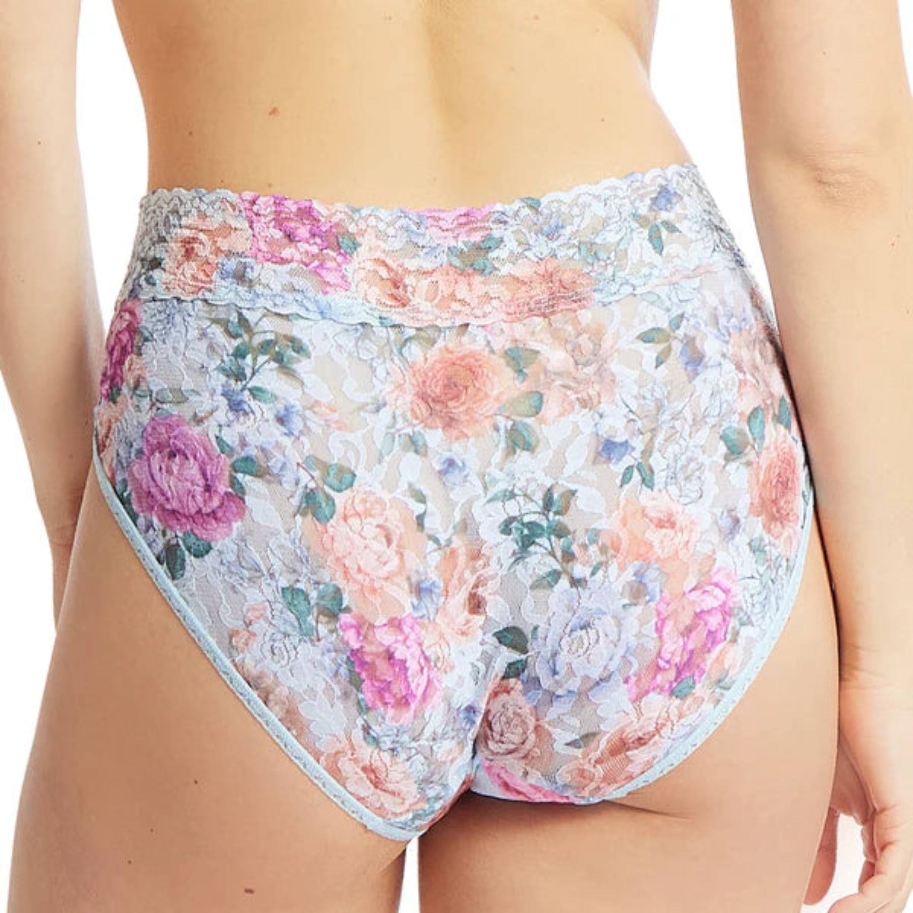 Hanky Panky Printed Signature Lace French Brief PR461 - Tea For Two