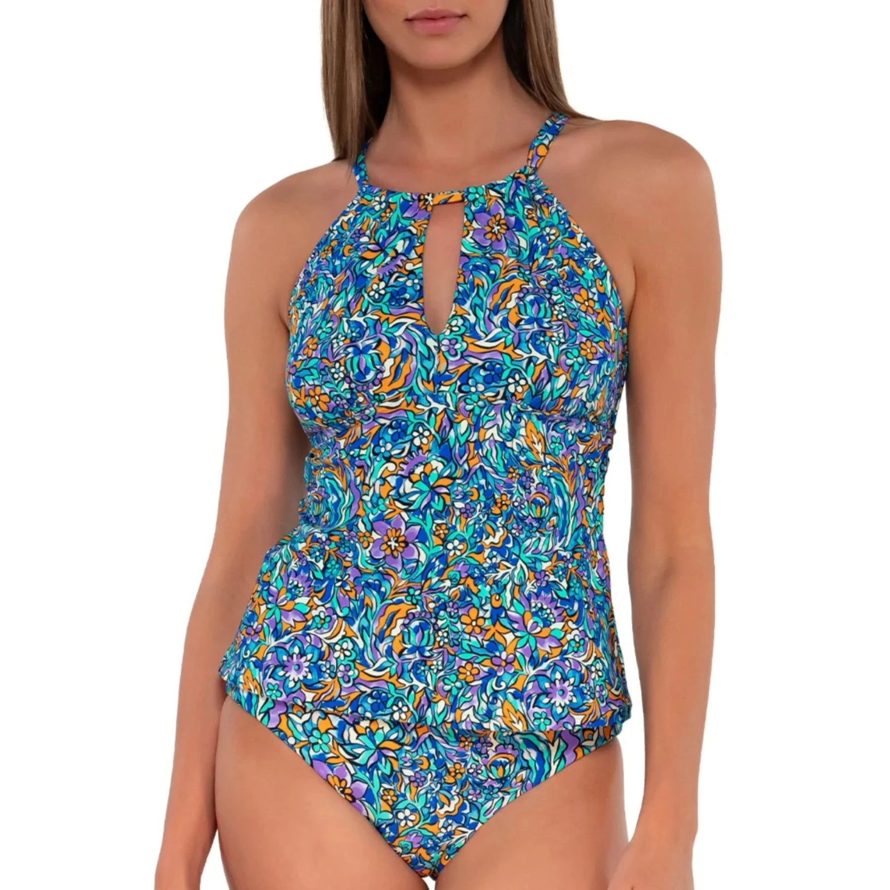 Mia Tankini 87T - Pansy Fields