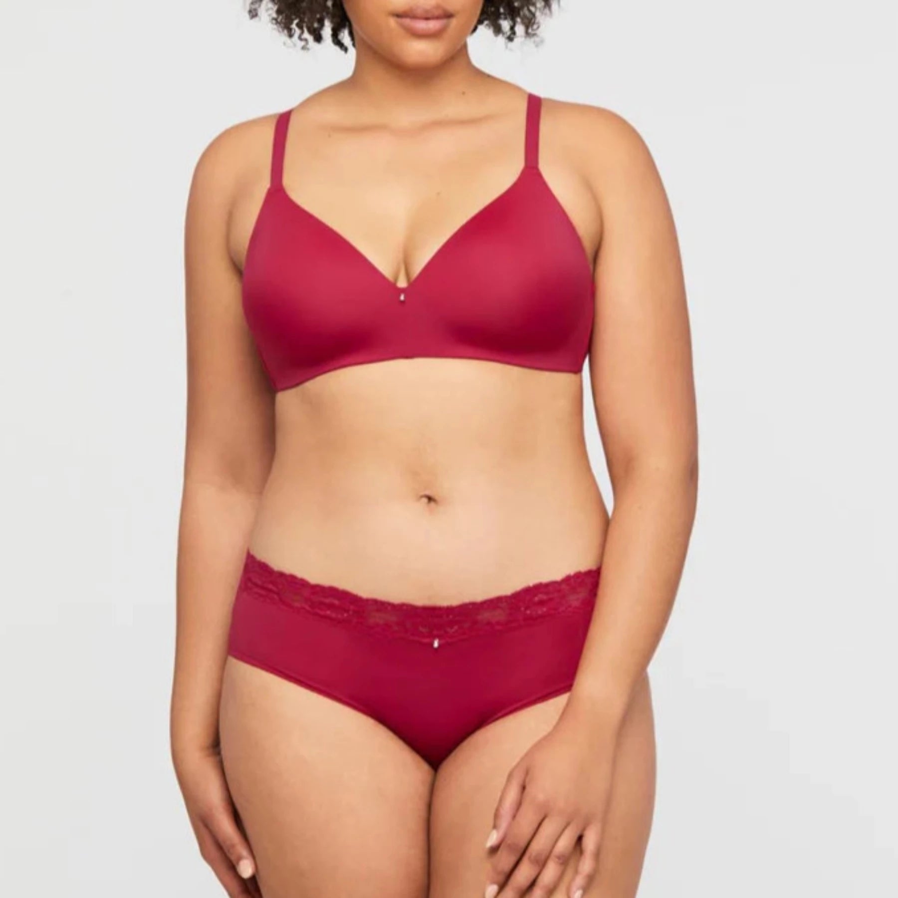 Wire Free T-Shirt Bra 9317 - Raspberry