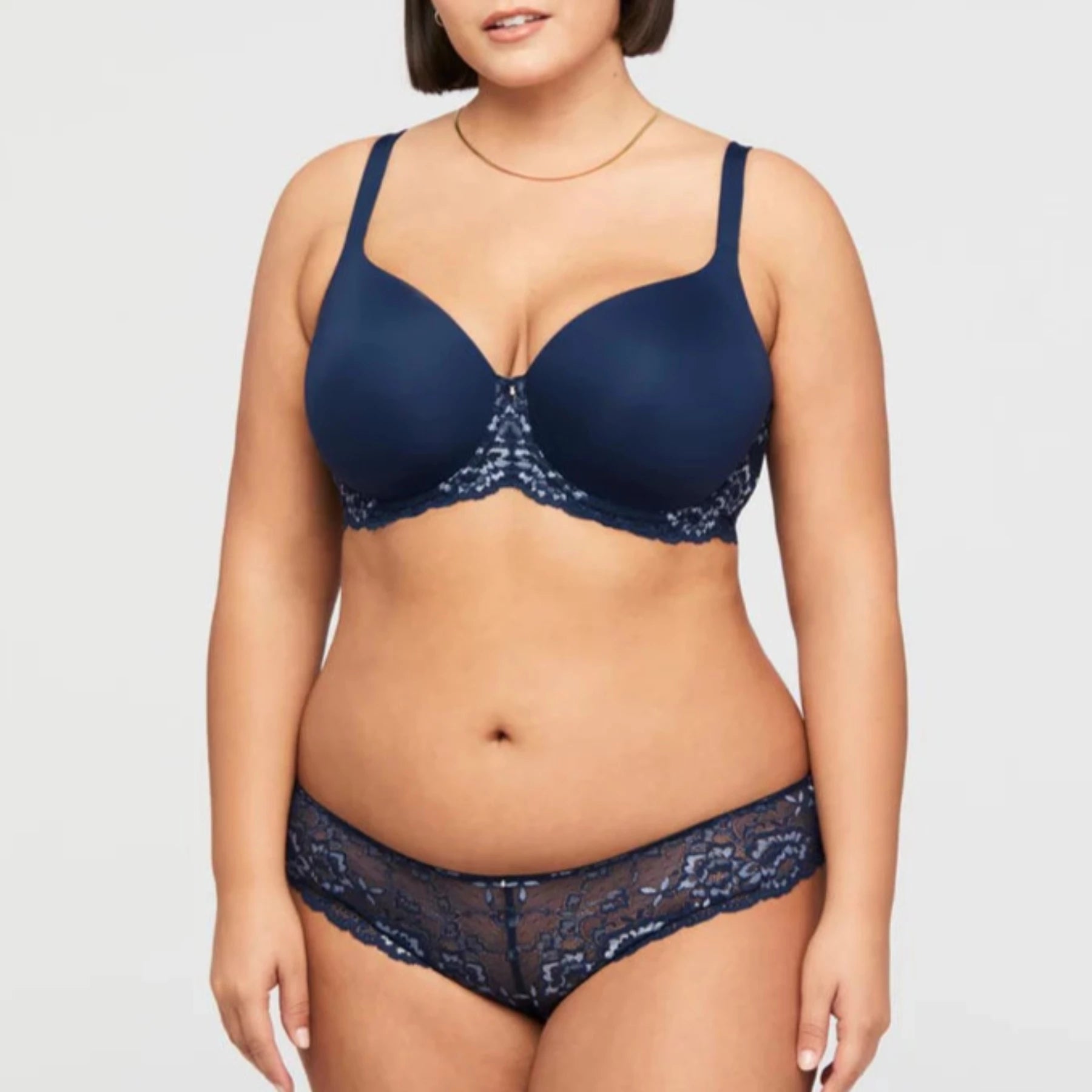 Pure Plus Full Cup T-Shirt Bra 9320 - Gemstone Blue/ Heaven