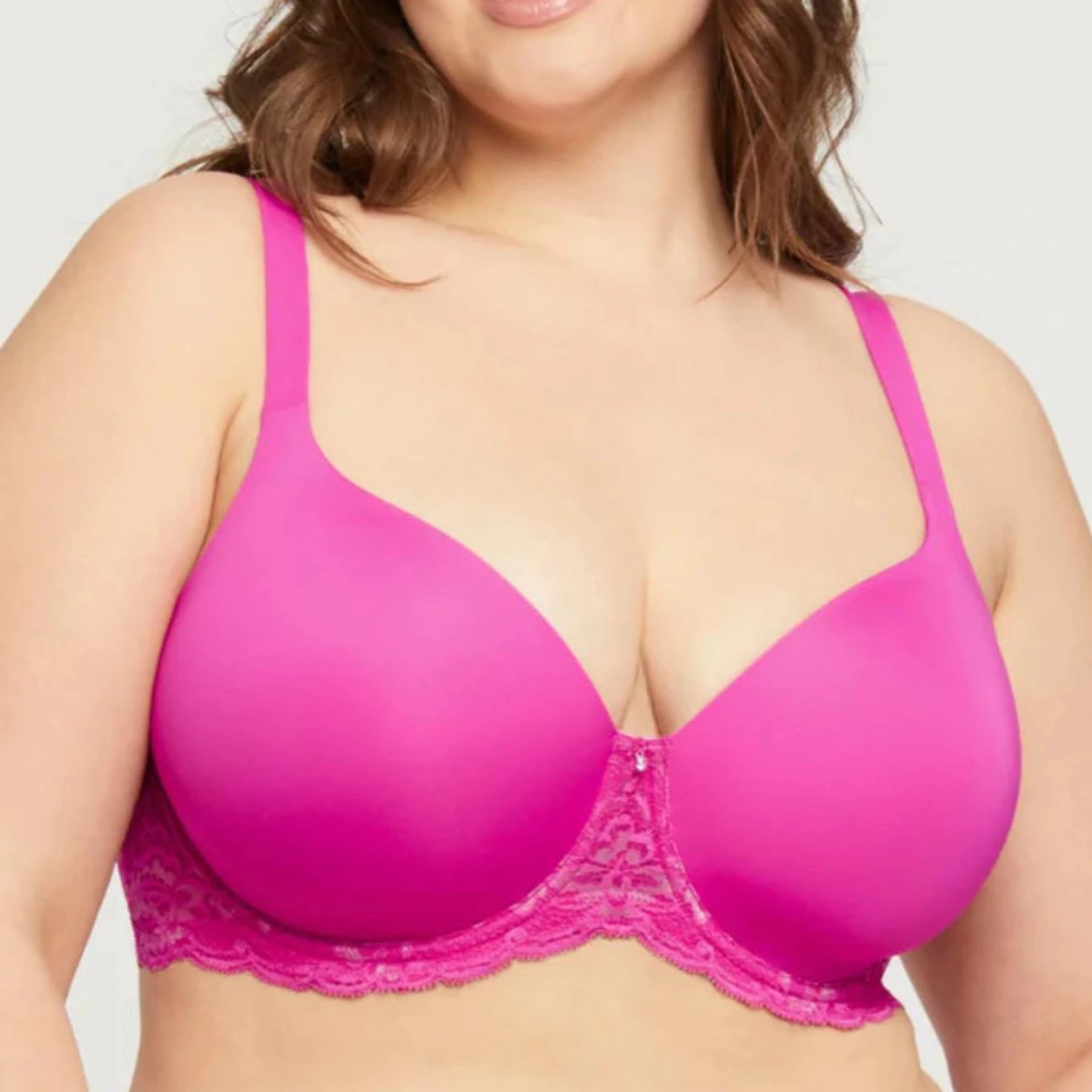 Pure Plus Full Cup T-Shirt Bra 9320 - Watermelon/Champagne