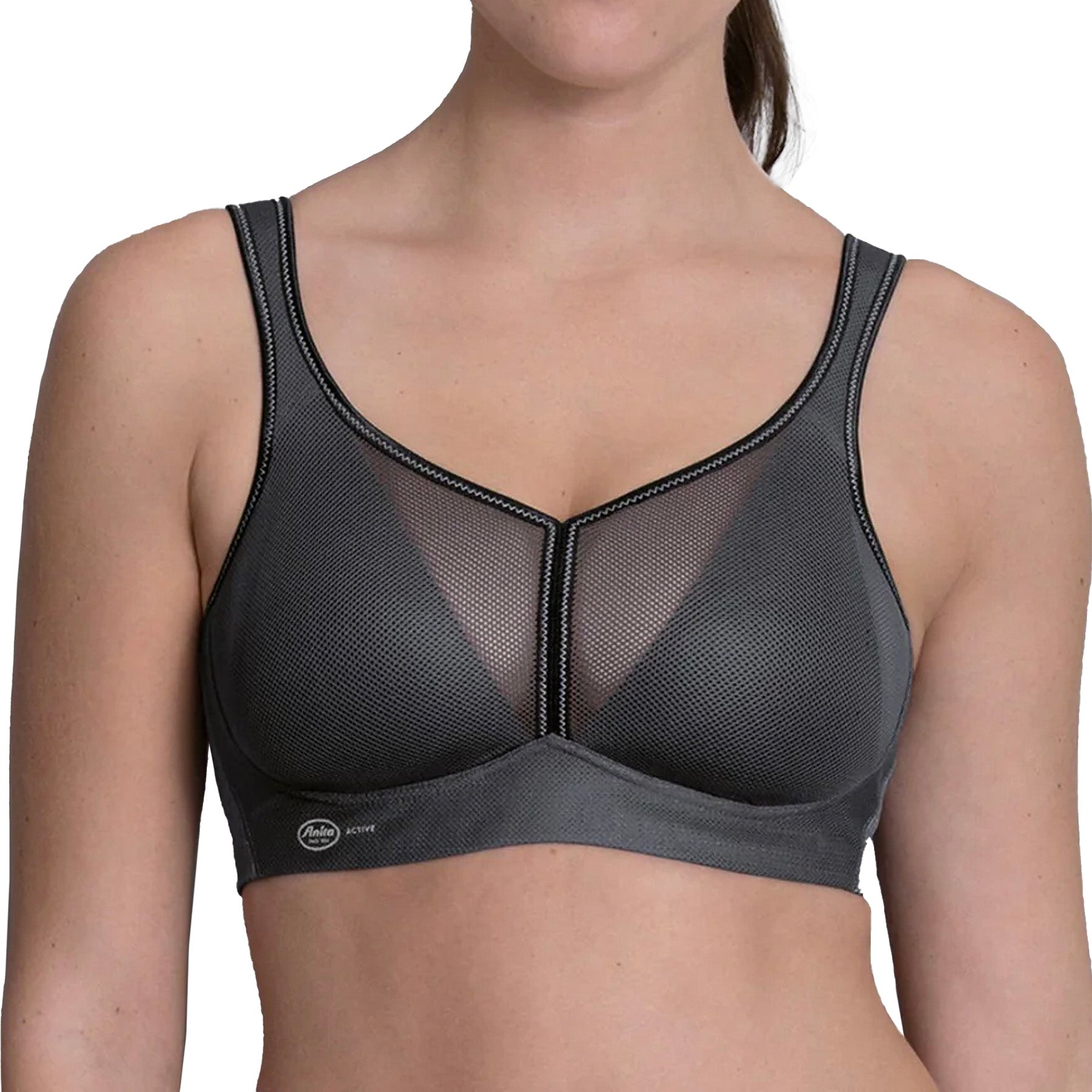 Anita Maximum Support Air Control Sports Bra ANI5544.408 Anthracite Front