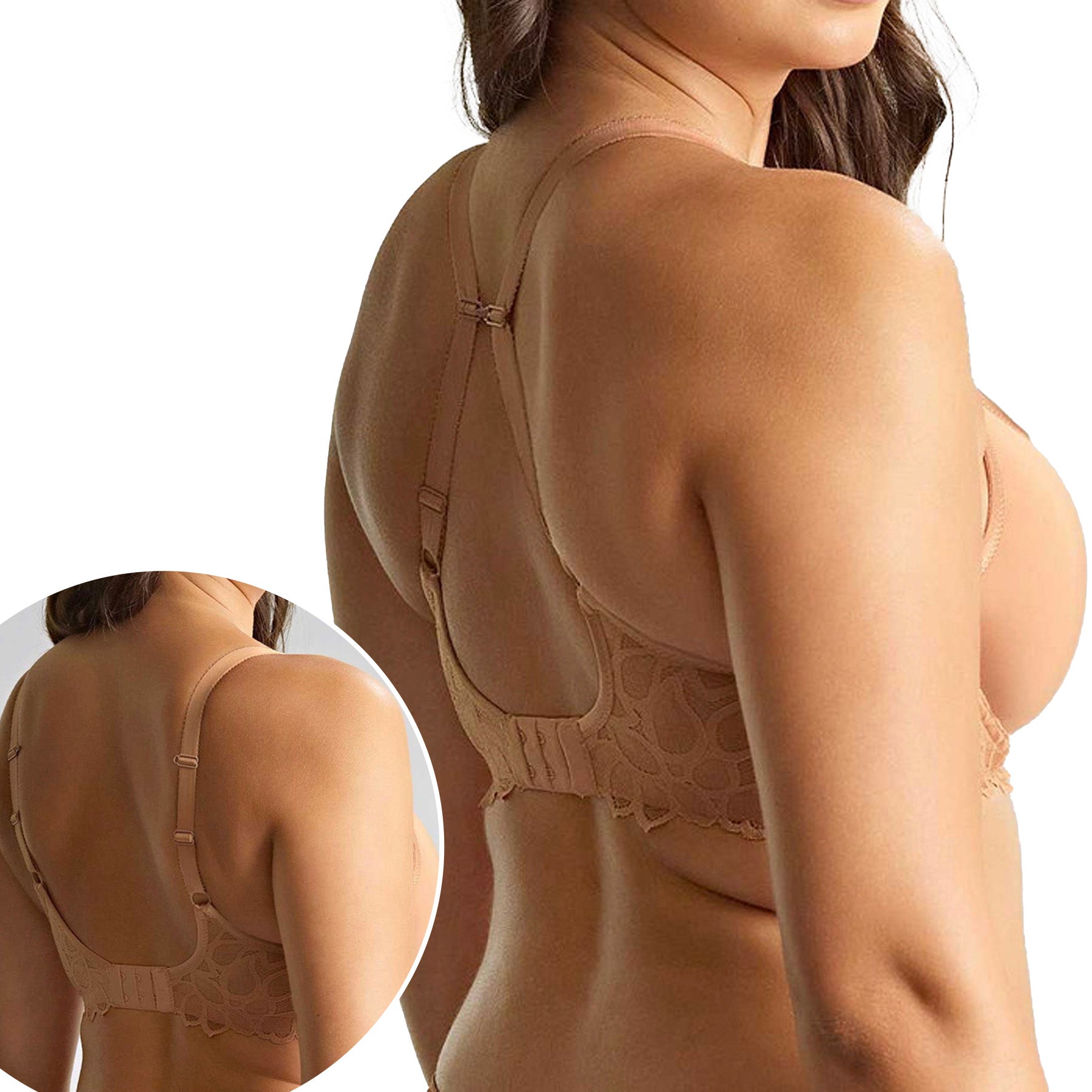 Panache Allure Spacer T-Shirt Bra 10766 - Honey