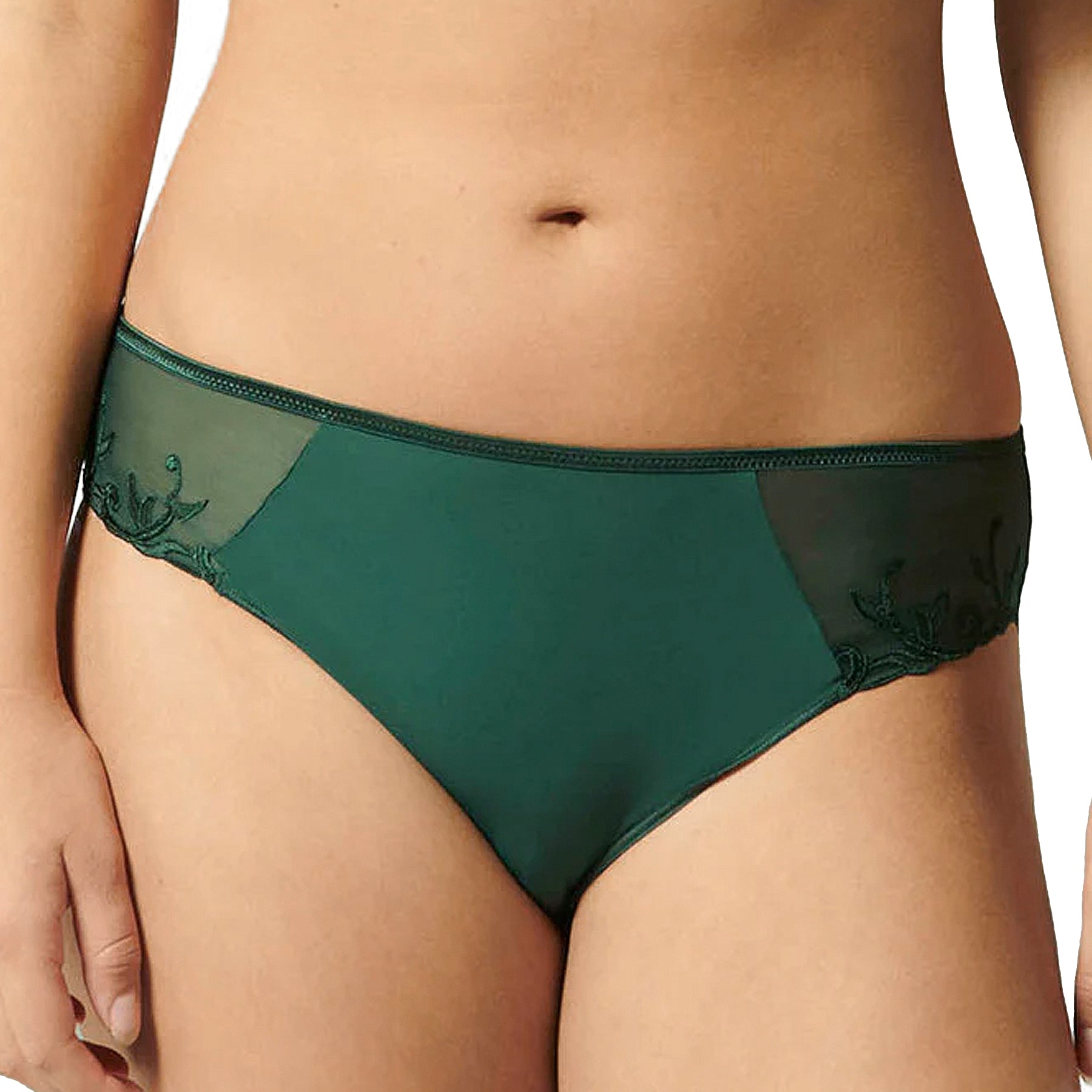 Simone Perele Andora Bikini Bottom 131727 Vert Agate Front