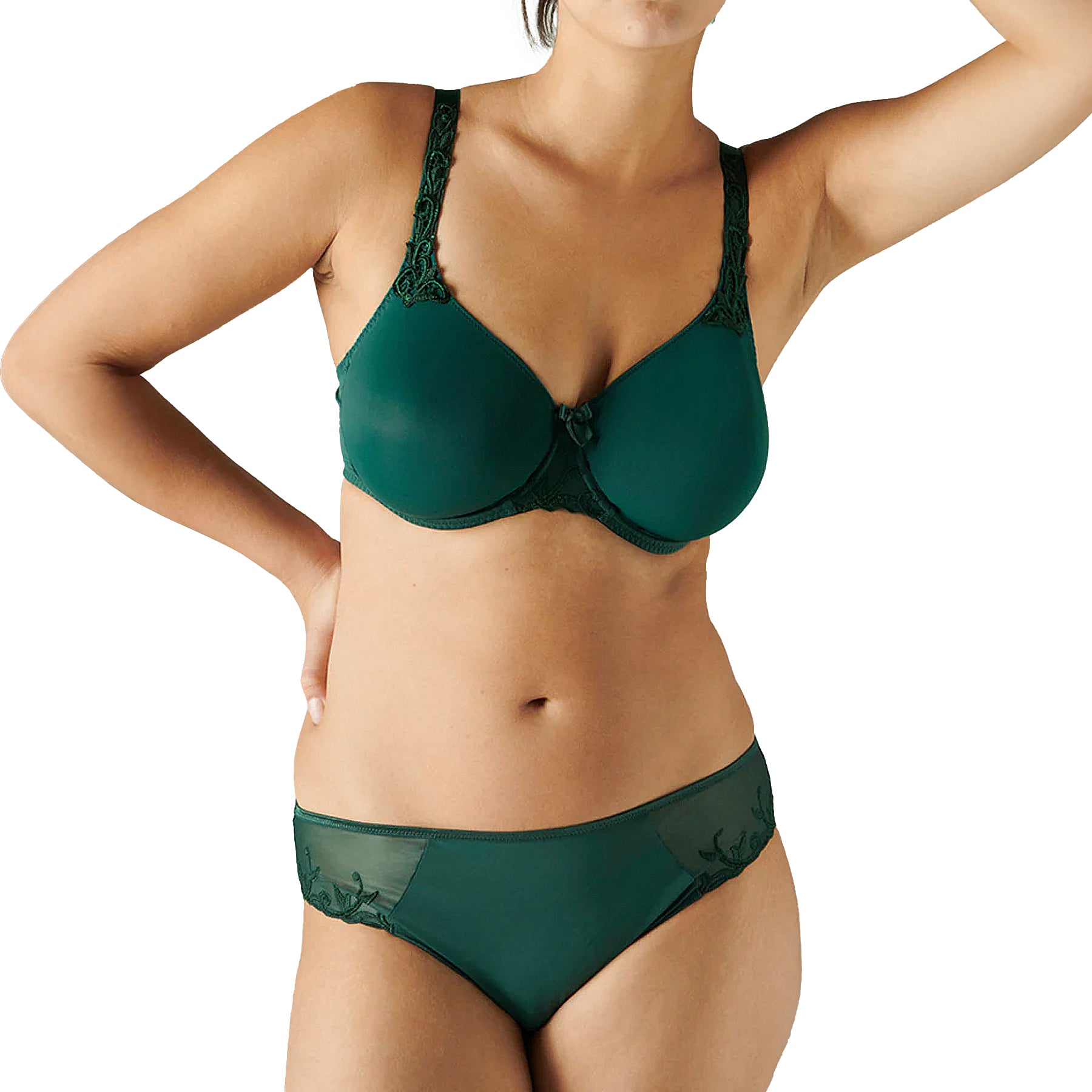 Simone Perele Andora Bikini Bottom 131727 Vert Agate Set