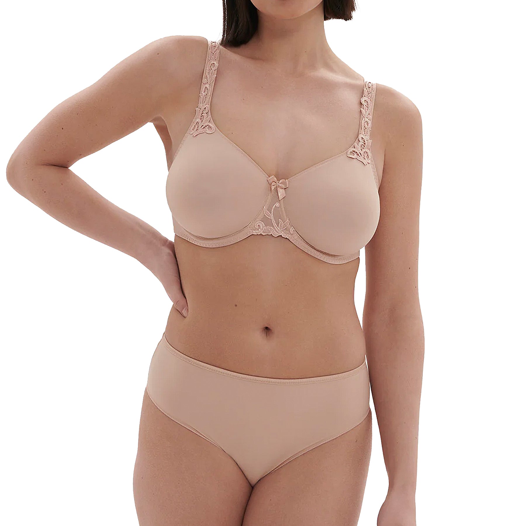 Simone Perele Andora Minimizer Bra 131382 Peau Rose Set