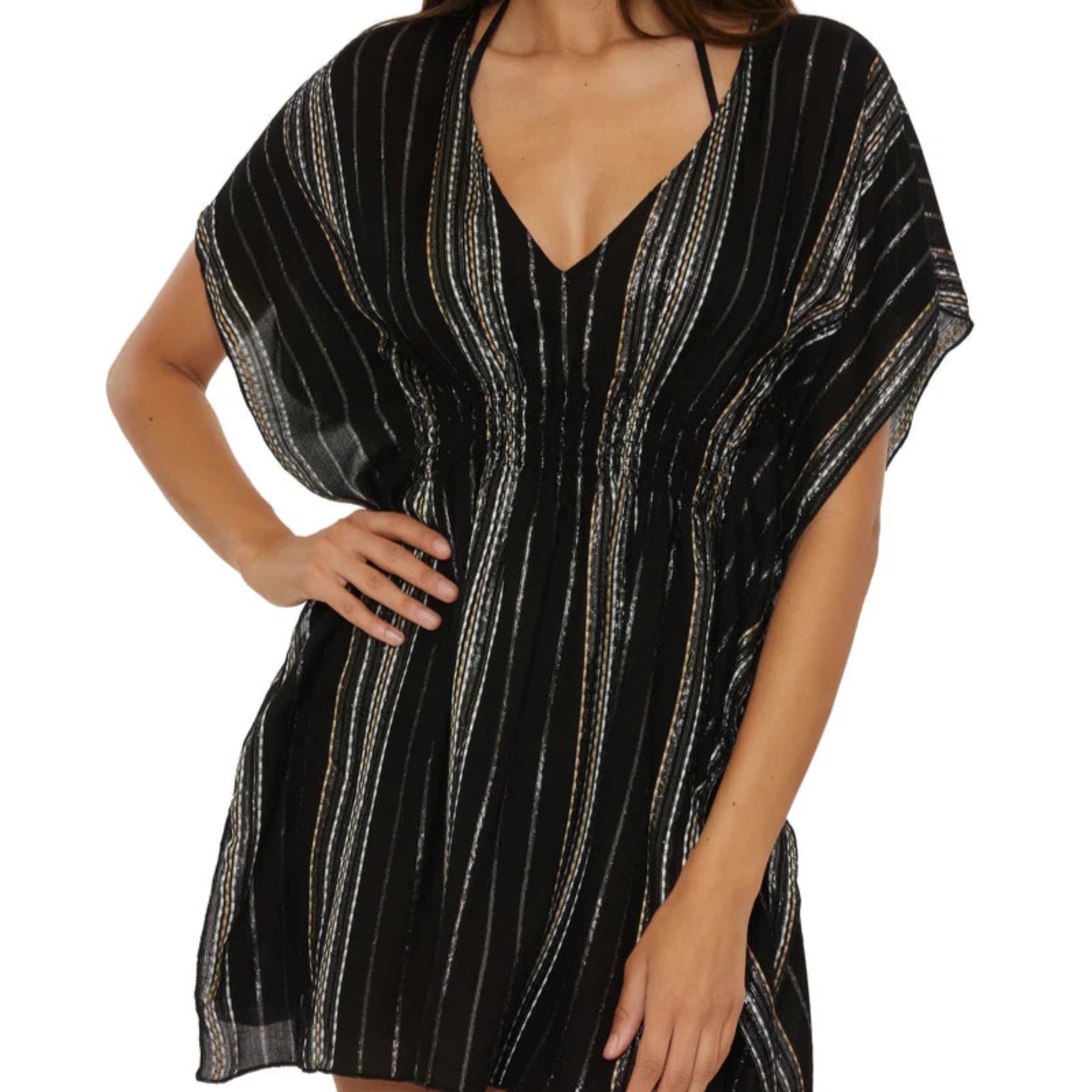 Radiance Woven Tunic 1139571 - Black/Multi