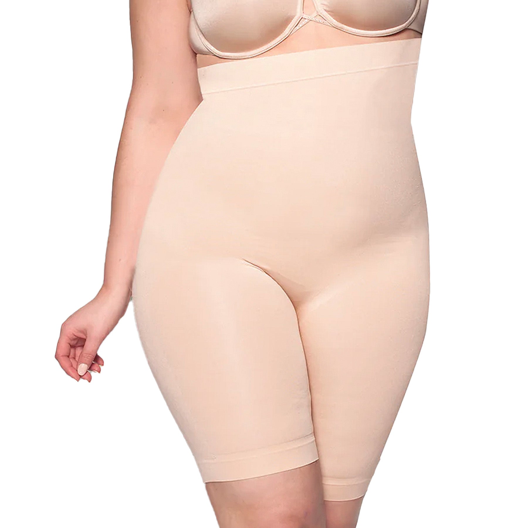 Body Hush Sculptor All in One High Waisted Body Shaper BH1607 - Nude
