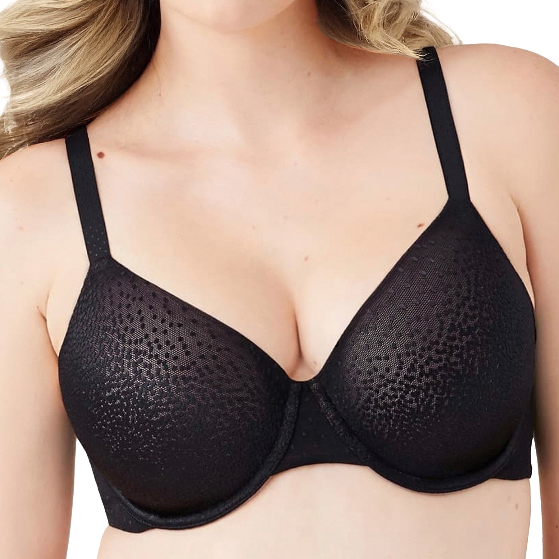 Wacoal Back Appeal T-Shirt Bra 853303 Black Front