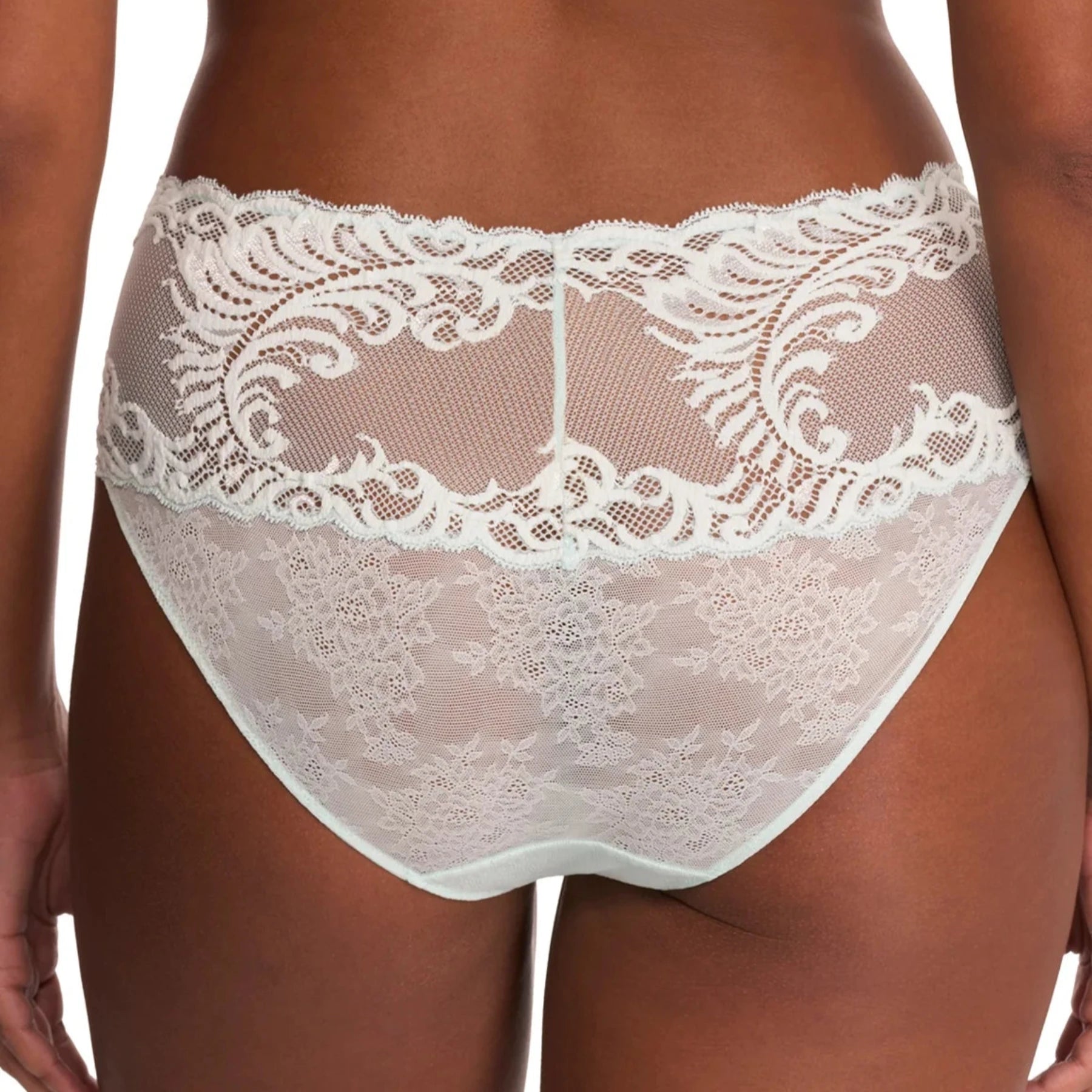 Natori Feathers Girl Brief Panty 756023 - Mint Lace