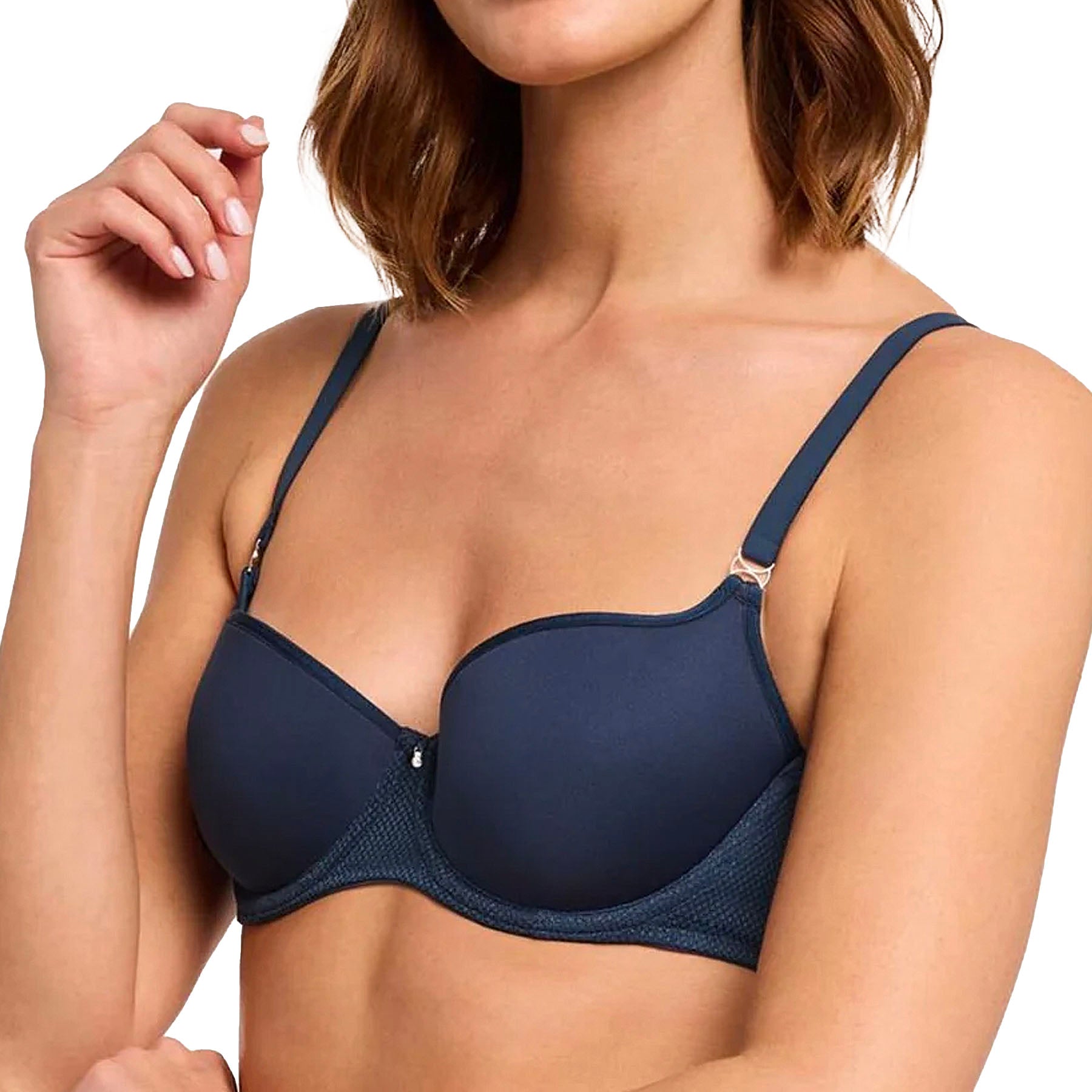 Montelle Spacer Balconette Bra 9360 Cambridge Blue Front
