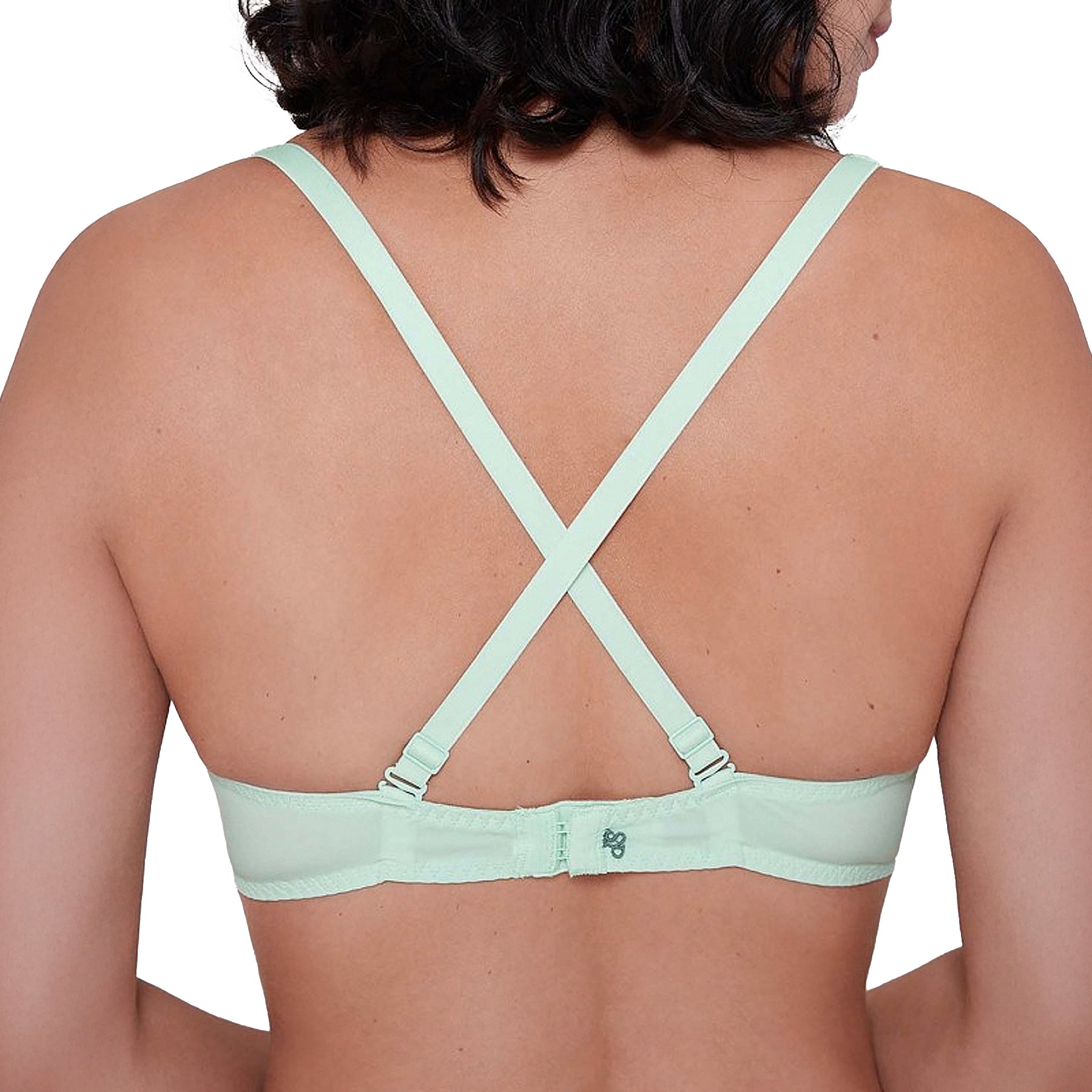 Simone Perele Blossom Half Cup Bra 15N330 Vert D'eau Back