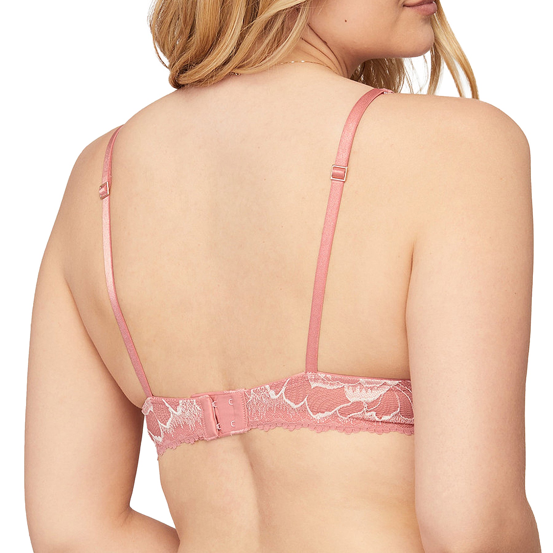 Montelle Blushing Mystique Plunge Bra 9474 Rose Clay Back