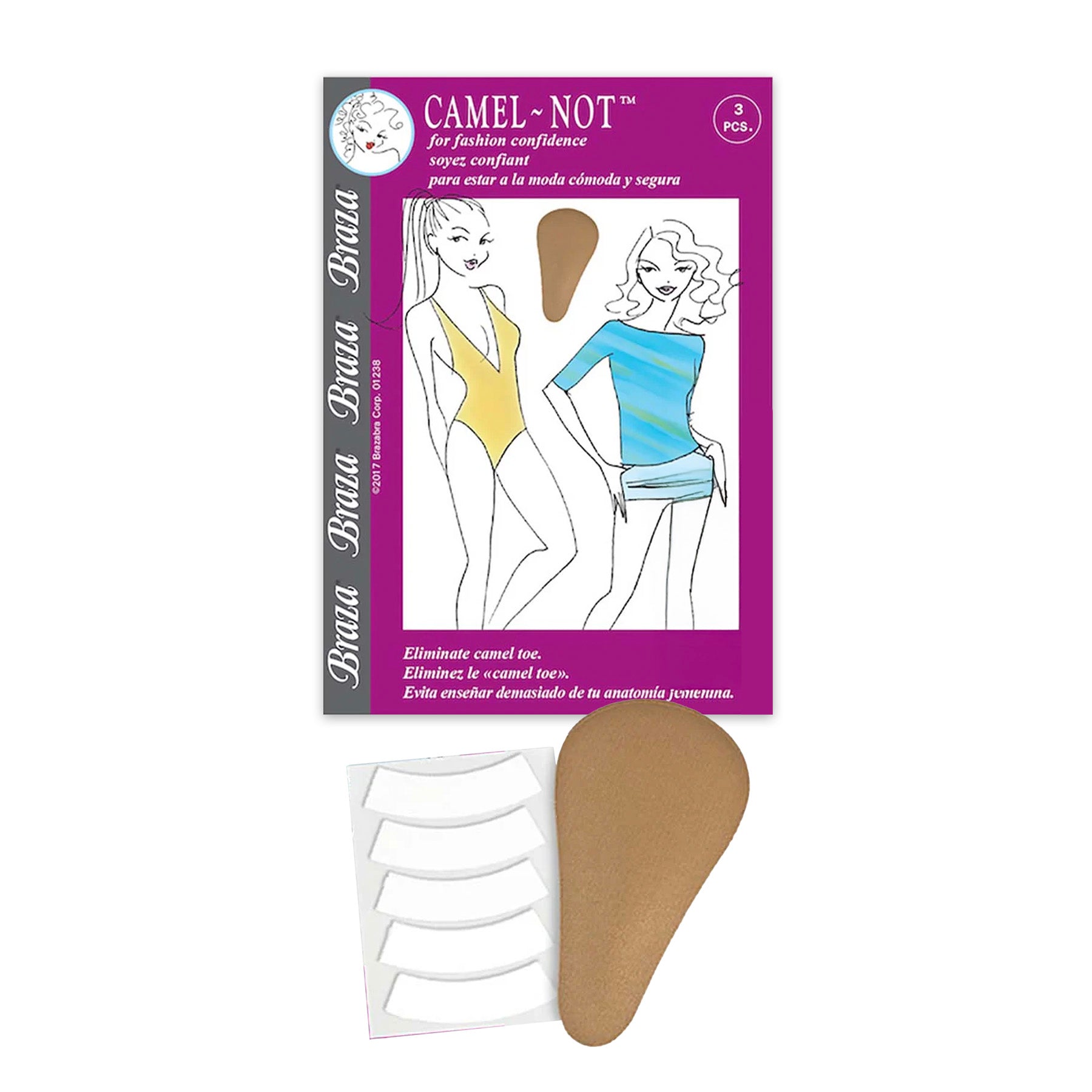 Braza BRZ-3022 Camel Not Seamless Cover Nude Front