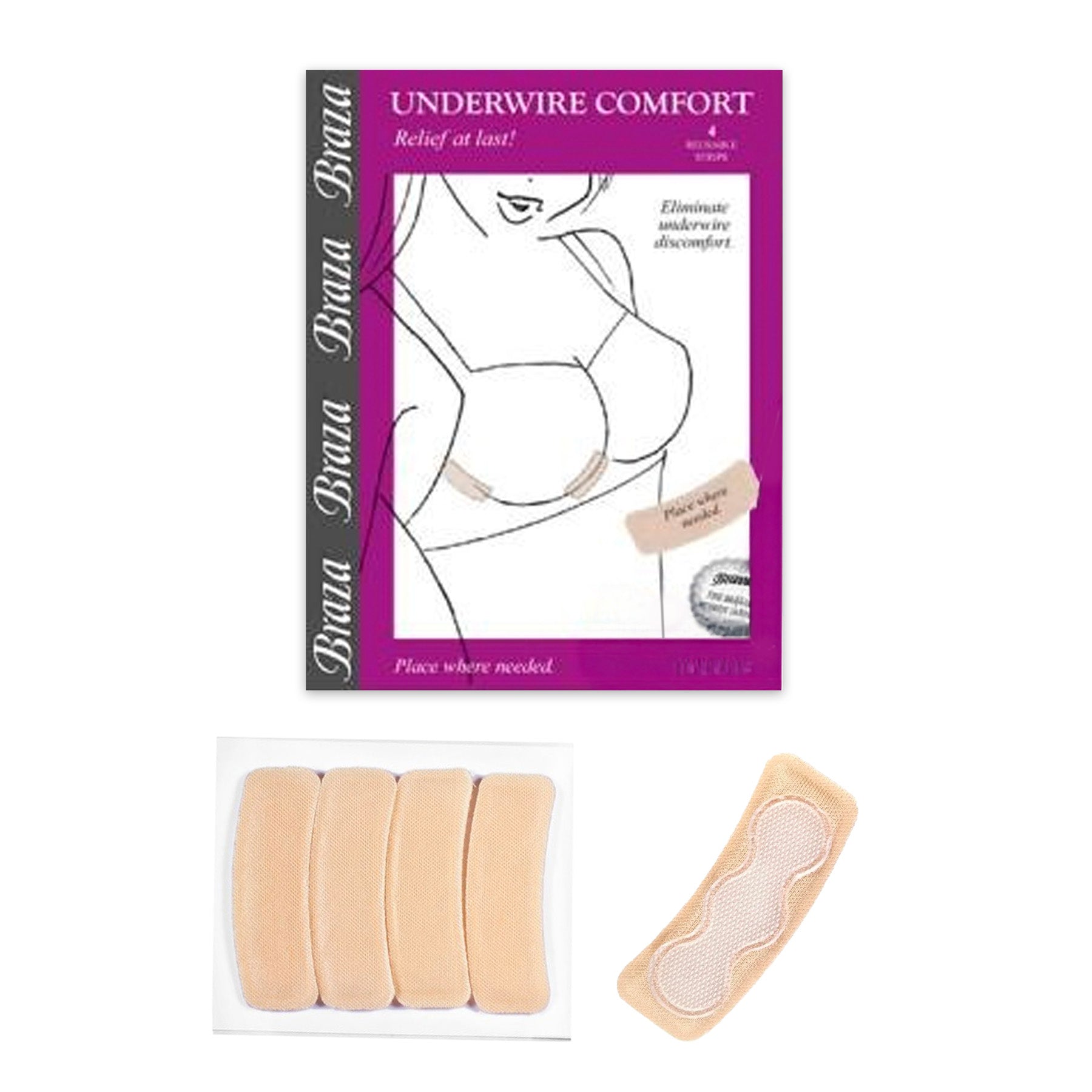 Braza BRZ-4110 Underwire Comfort Cushions Nude Front