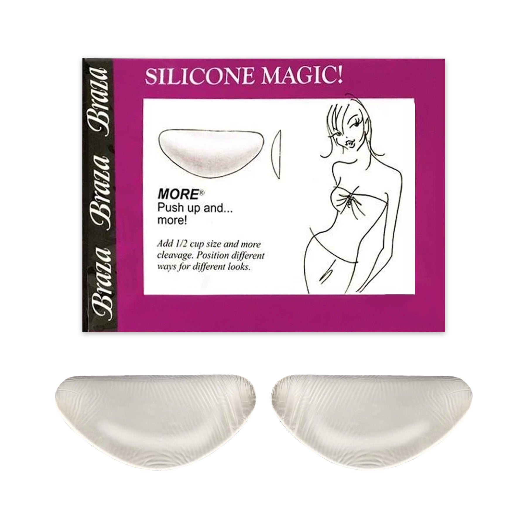 Braza BRZ-7700 Silicone Cups - Nude