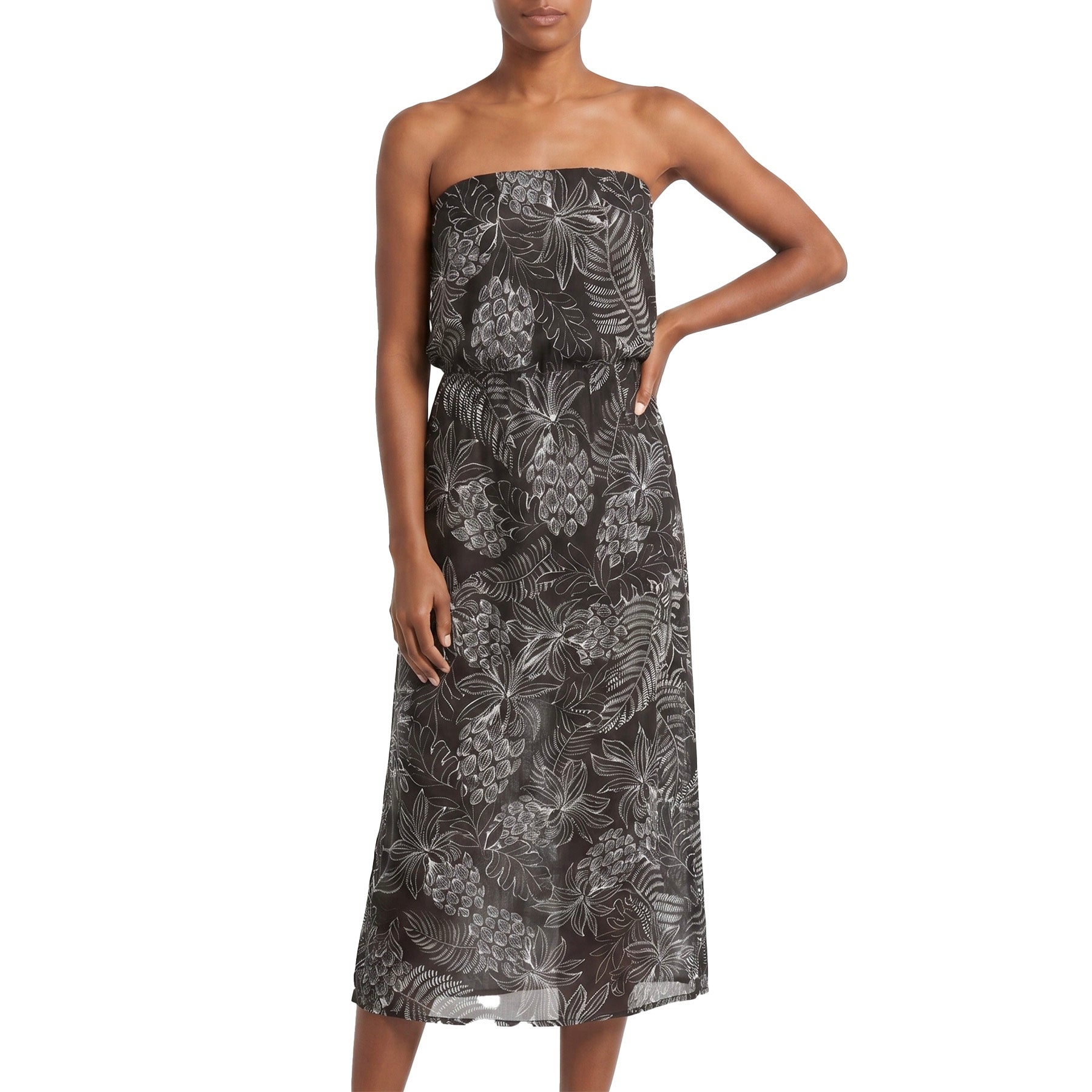 Cover Me Sunny Isles Cover Up 26051236 Black/White Set