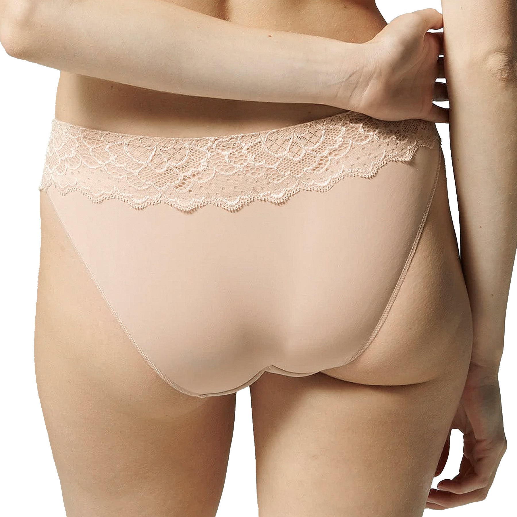 Simone Perele Caresse Bikini Brief 12A720 Peau Rose Back