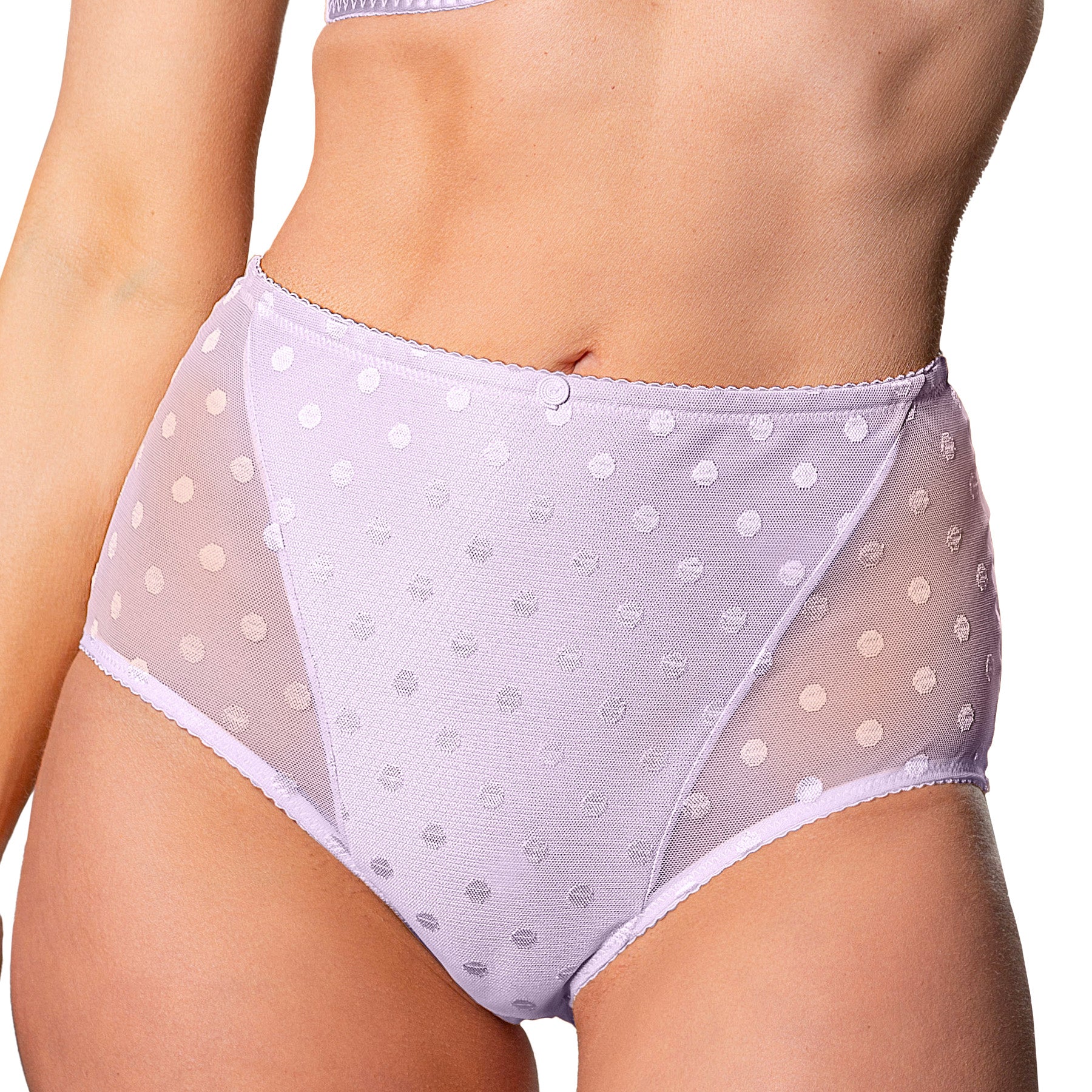 Fit Fully Yours Carmen Polka Dot Brief U2493 Lilac