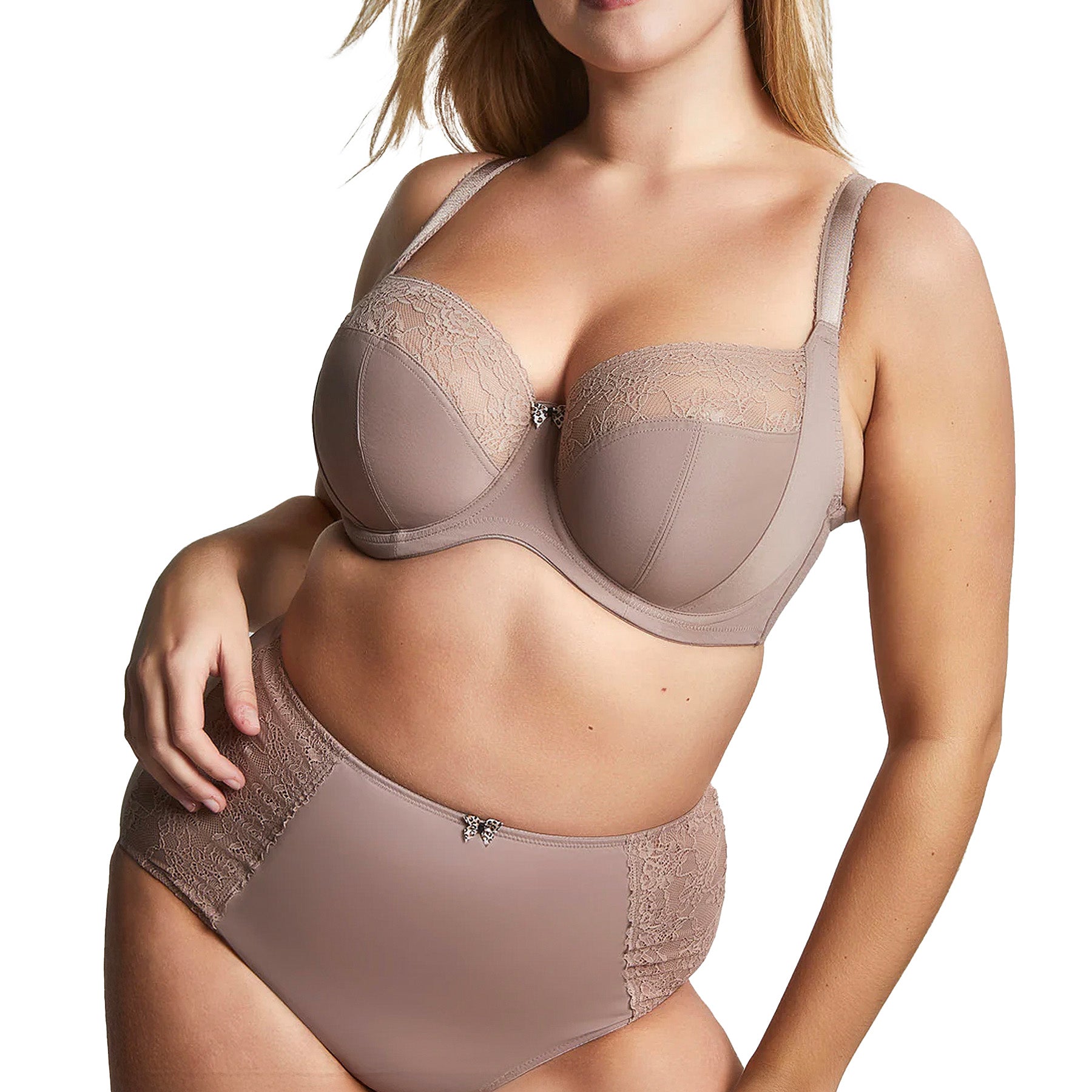 Panache Chi Chi Balconette Underwire Bra 7695 Cappuccino Set