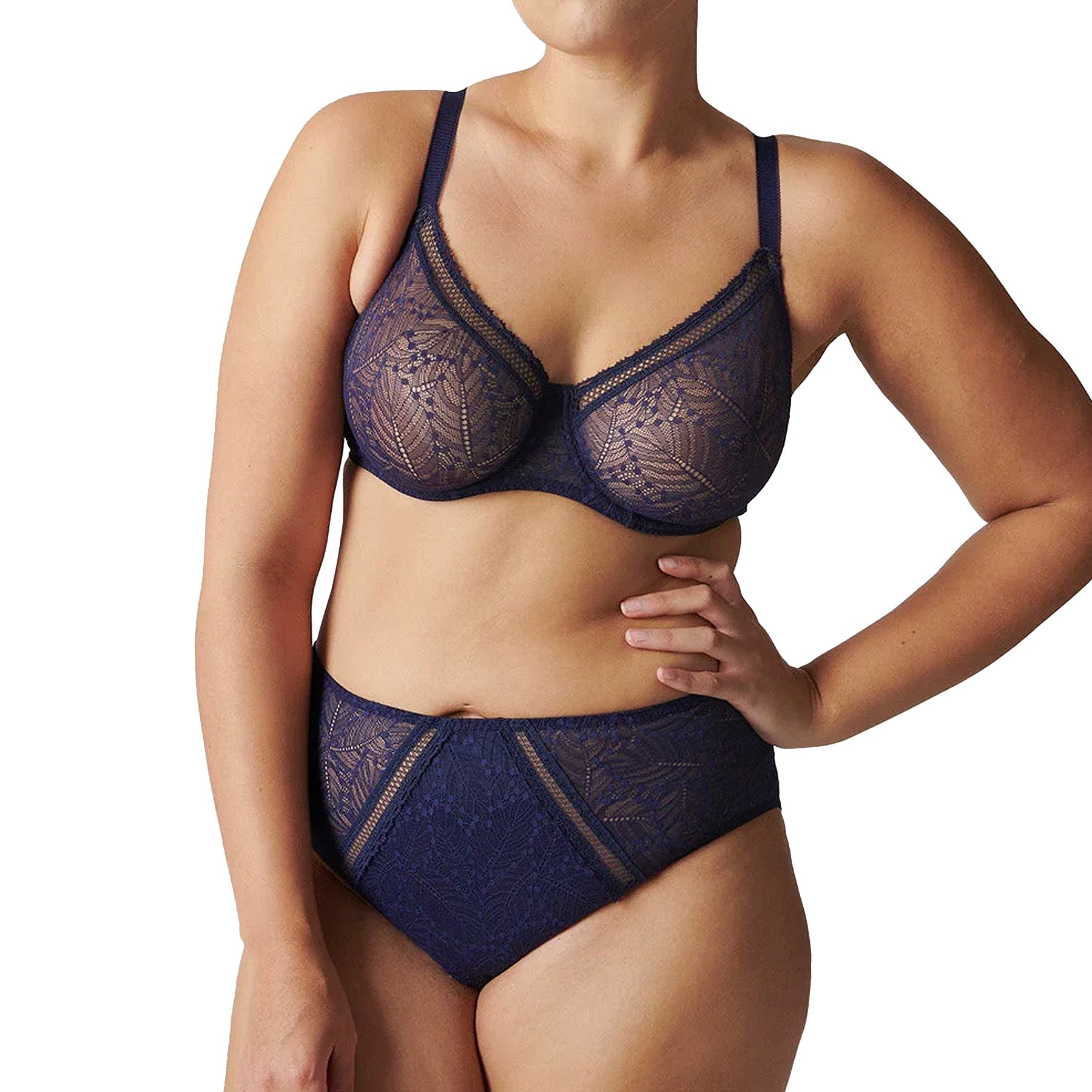 Simone Perele Comete Full Cup Bra 12S324 Midnight Set