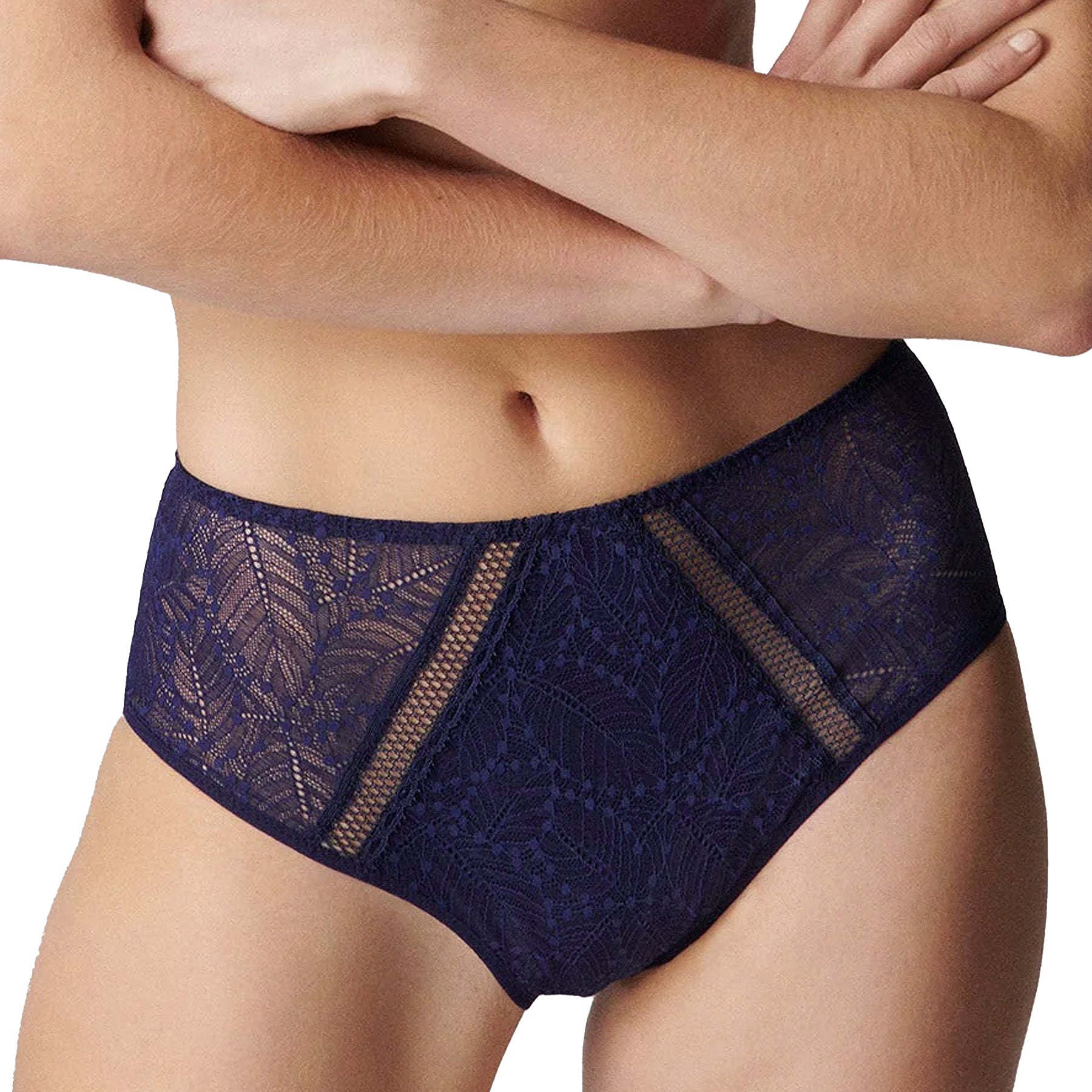 Simone Perele Comete Retro Brief 12S770 Midnight Front