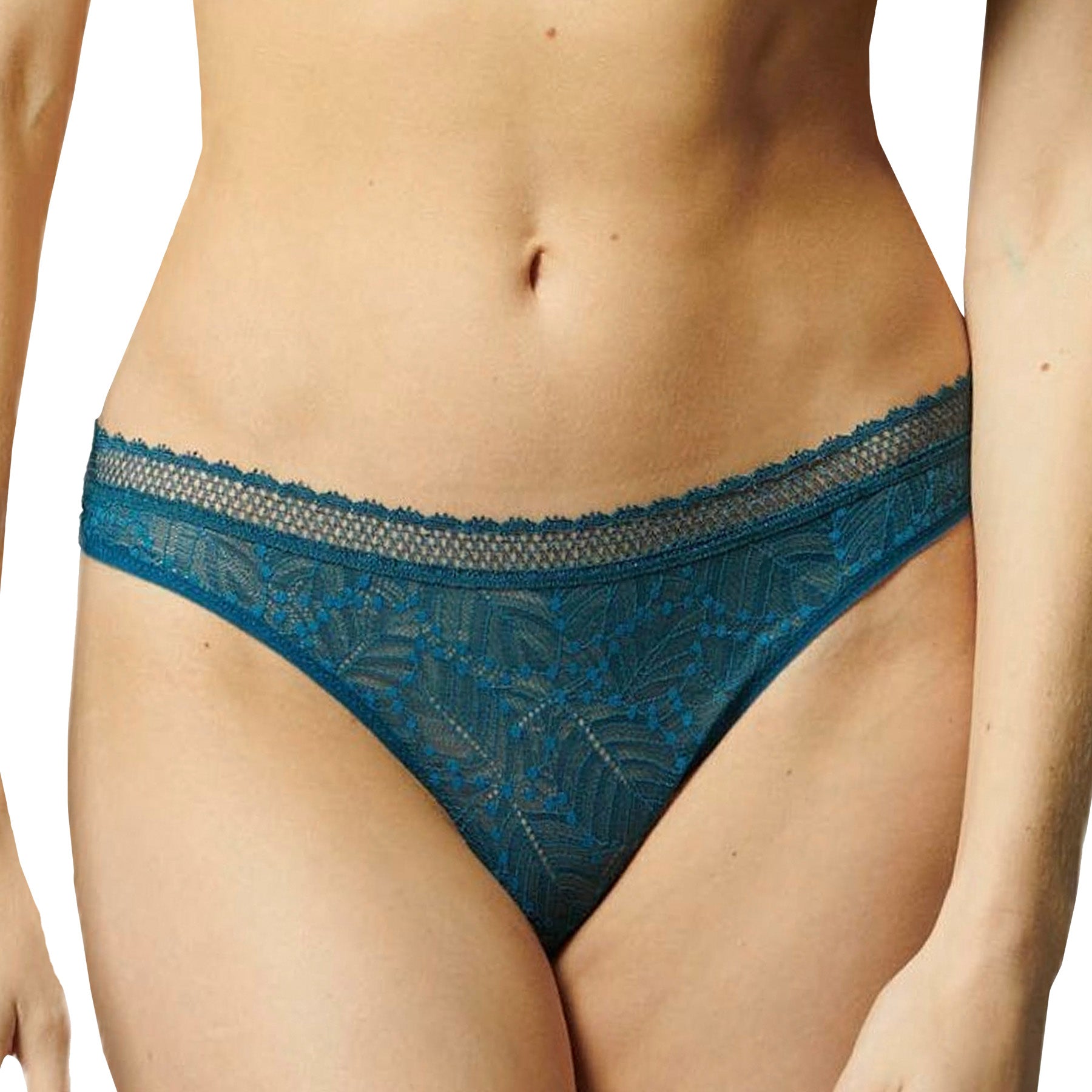 Simone Perele Comete Thong 12S710 Mystery Blue Front