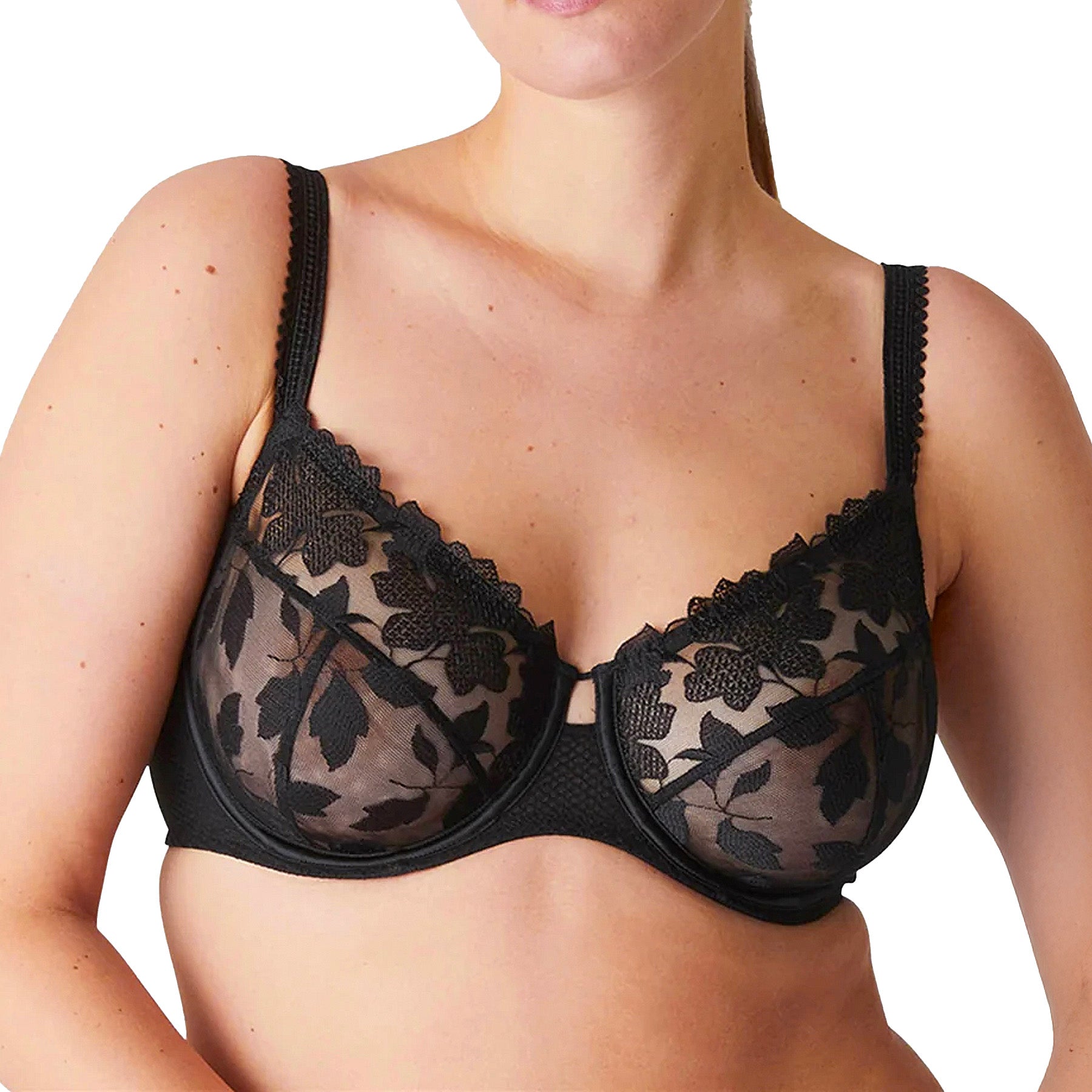 Simone Perele Dahlia Full Cup Bra 14V320 Copper Black Front