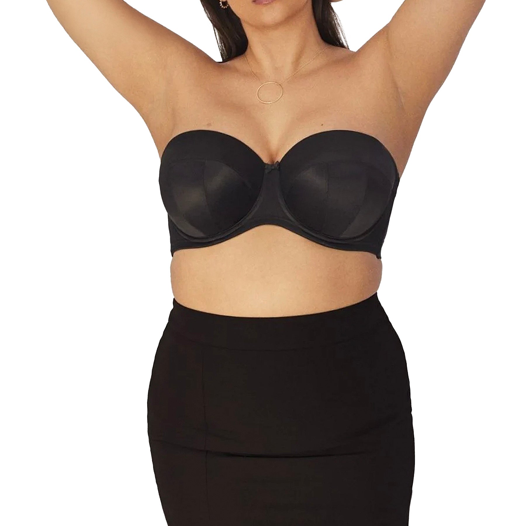 Panache Sculptresse Dana Strapless Bra 9670 Black Set