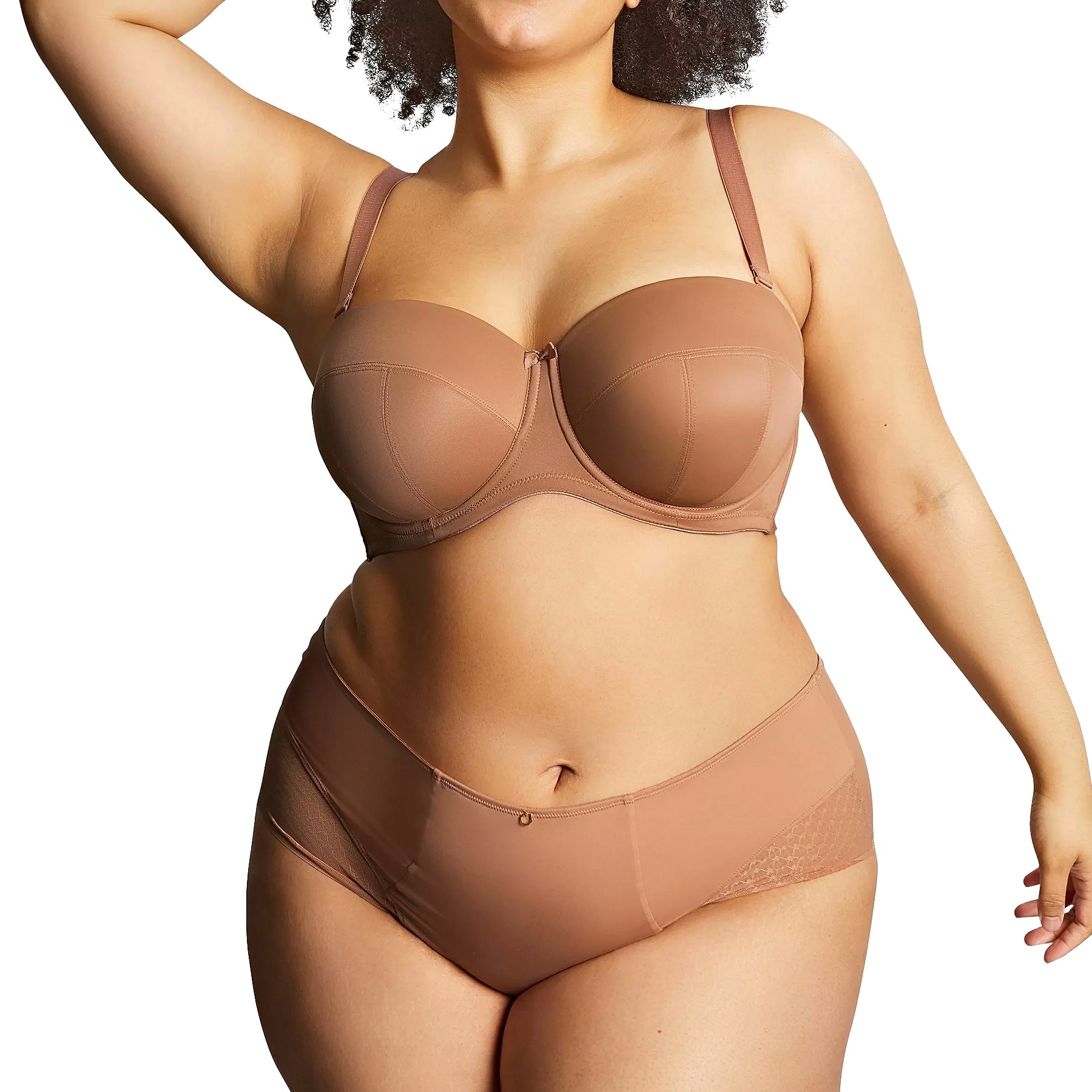 Panache Sculptresse Dana Strapless Bra 9670 Caramel Set