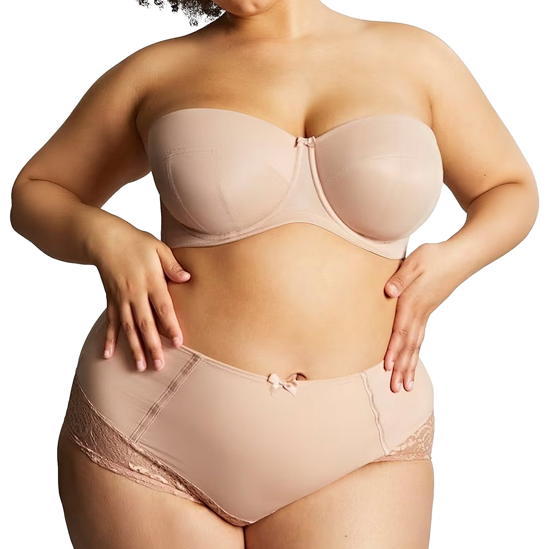Panache Sculptresse Dana Strapless Bra 9670 Linen Set