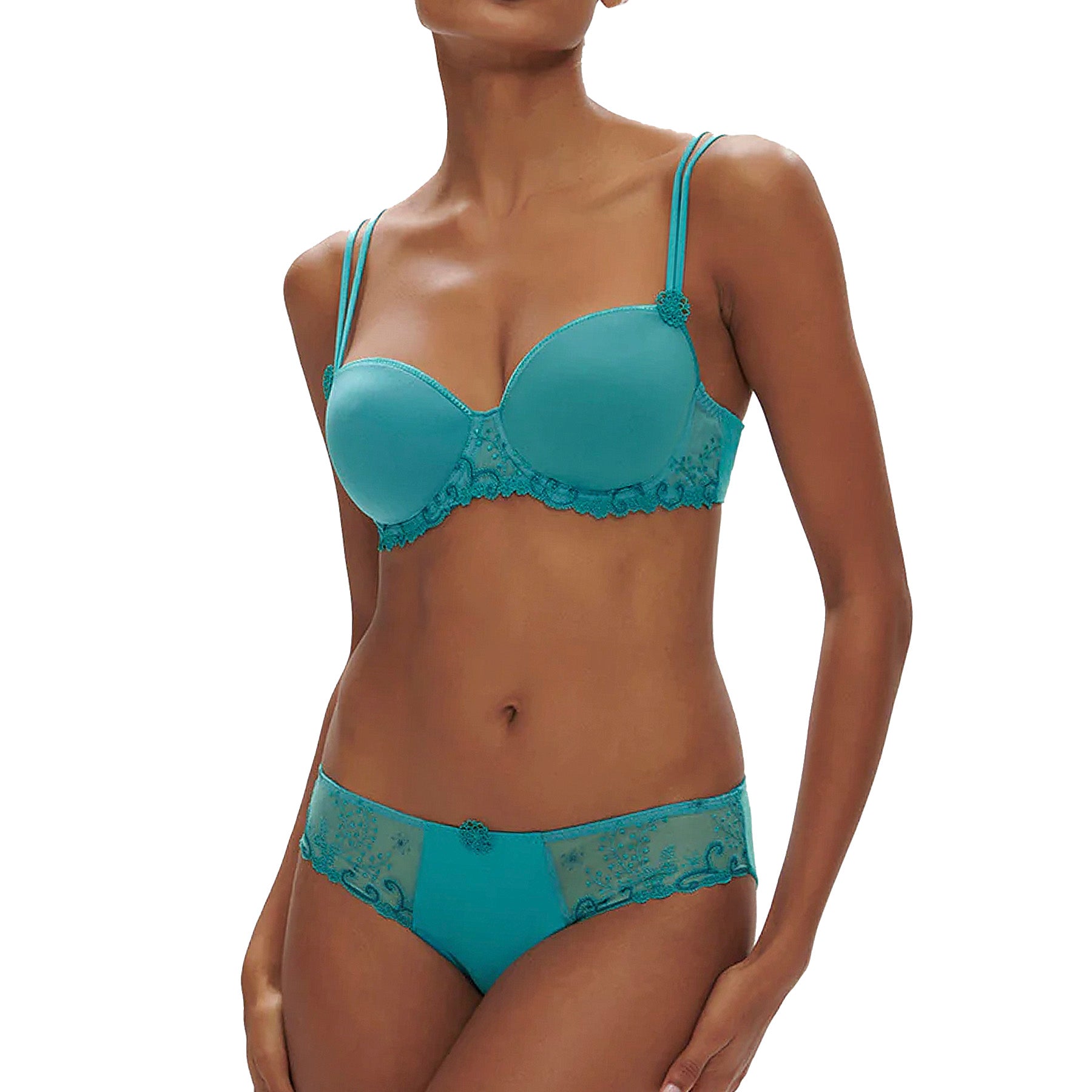 Simone Perele Delice 3D Molded Bra 12X343 Atoll Blue Set