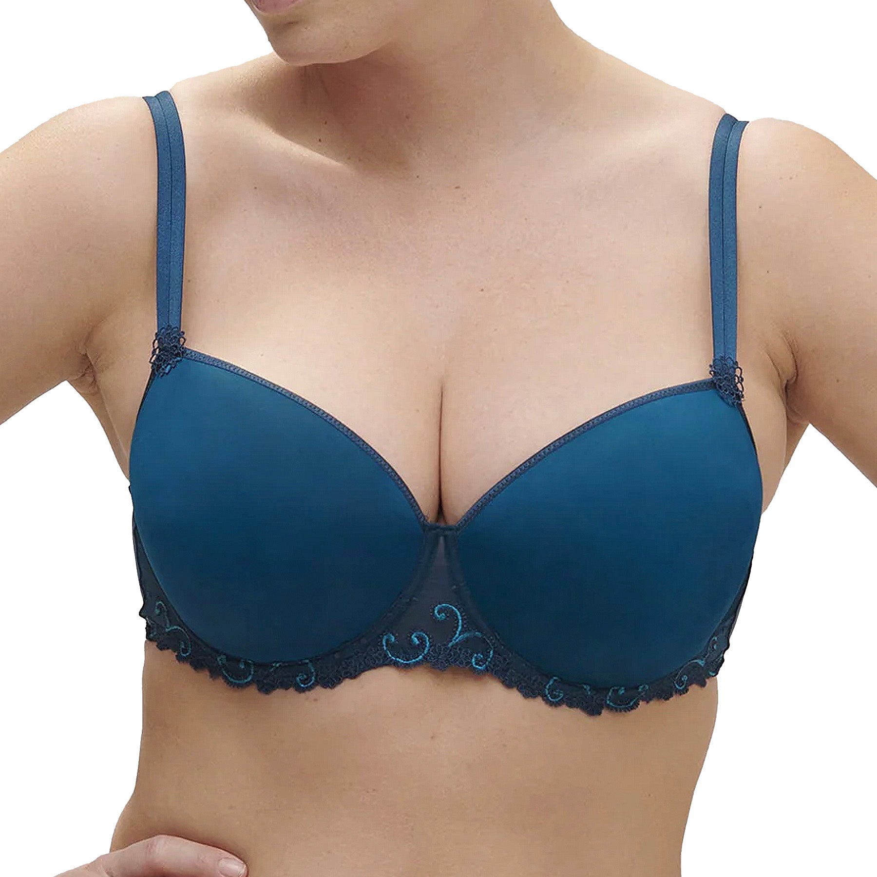 Simone Perele Delice 3D Molded Bra 12X343 Prestige Blue Front
