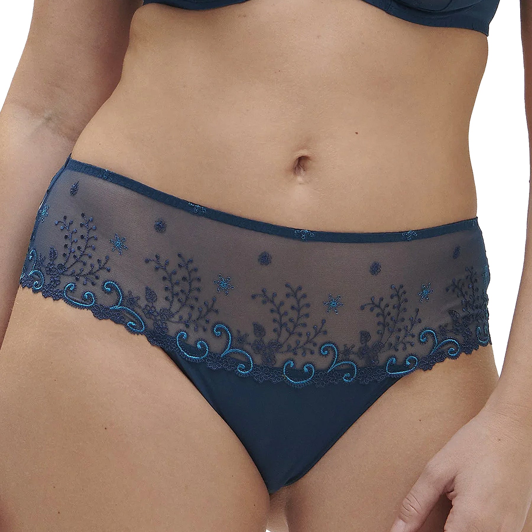 Simone Perele Delice Boyshort 12X630 Prestige Blue Front