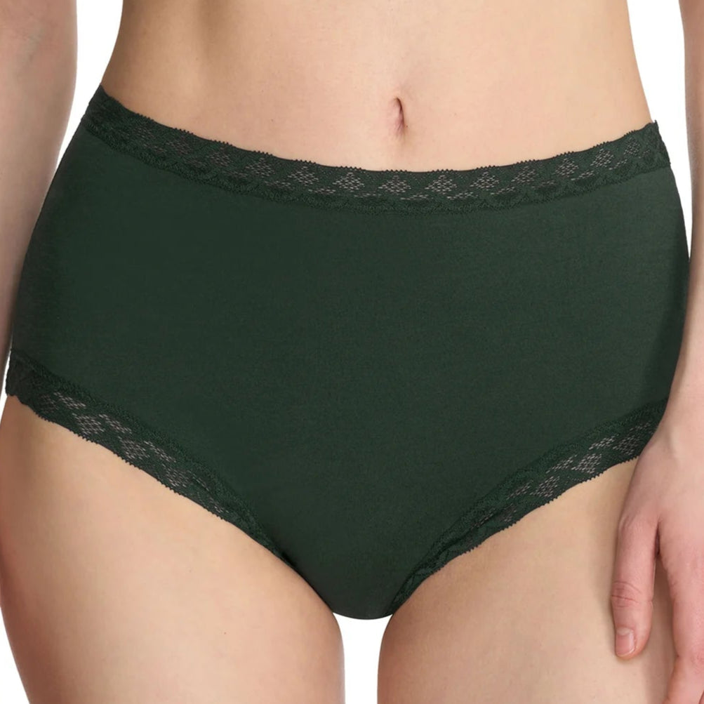 Natori Bliss Cotton Full Brief Panty 755058 - Dark Forest