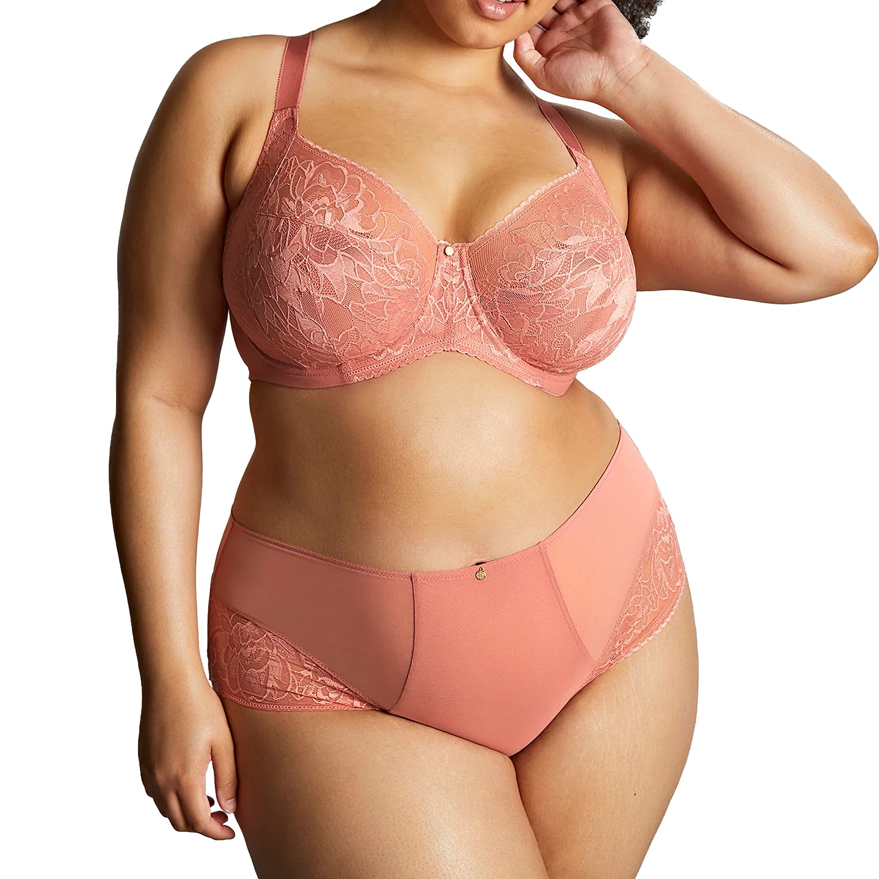 Panache Sculptresse Dream Full Cup Bra 10805 Rose Pink Set