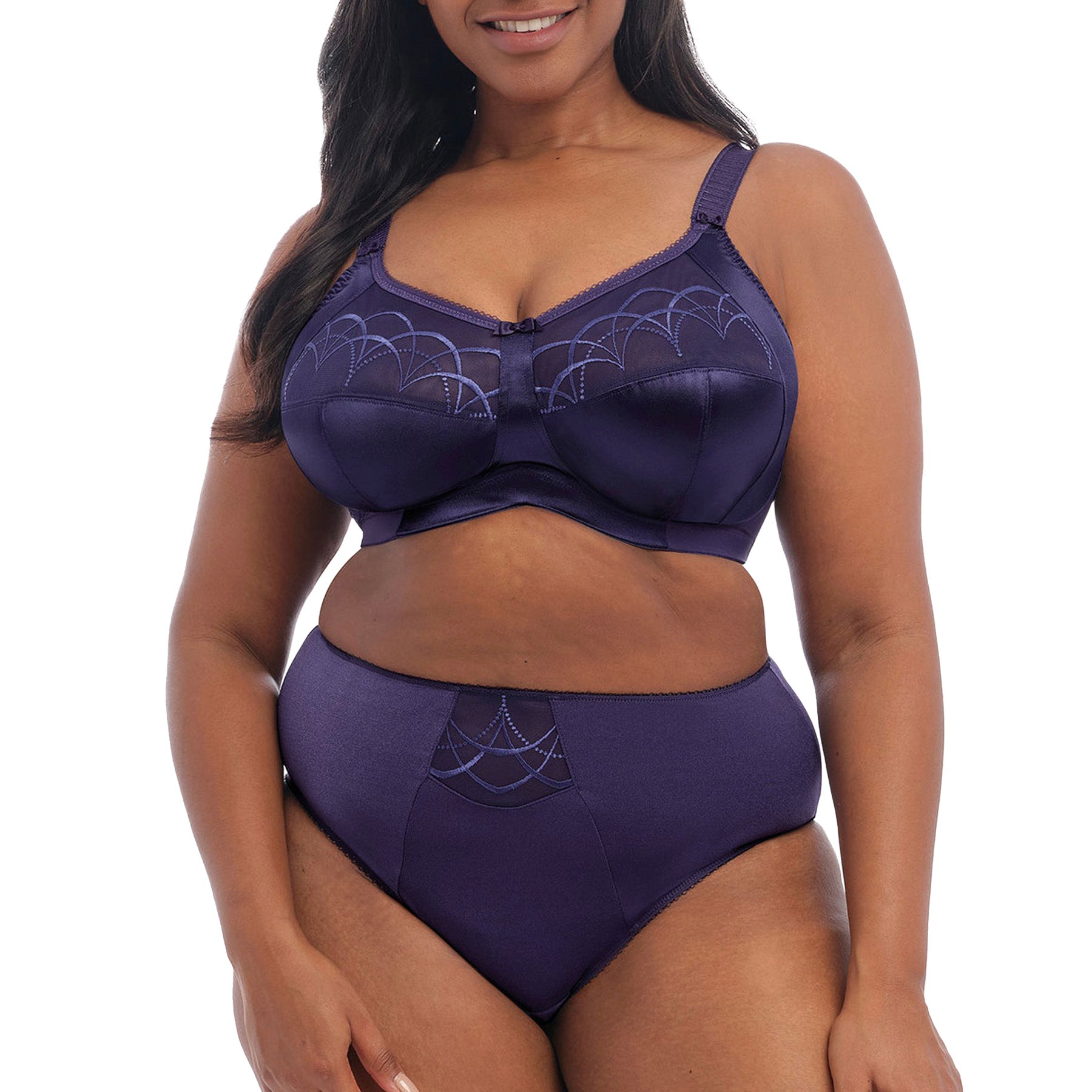 Elomi Cate Soft Cup Bra EL4033 Ink Set