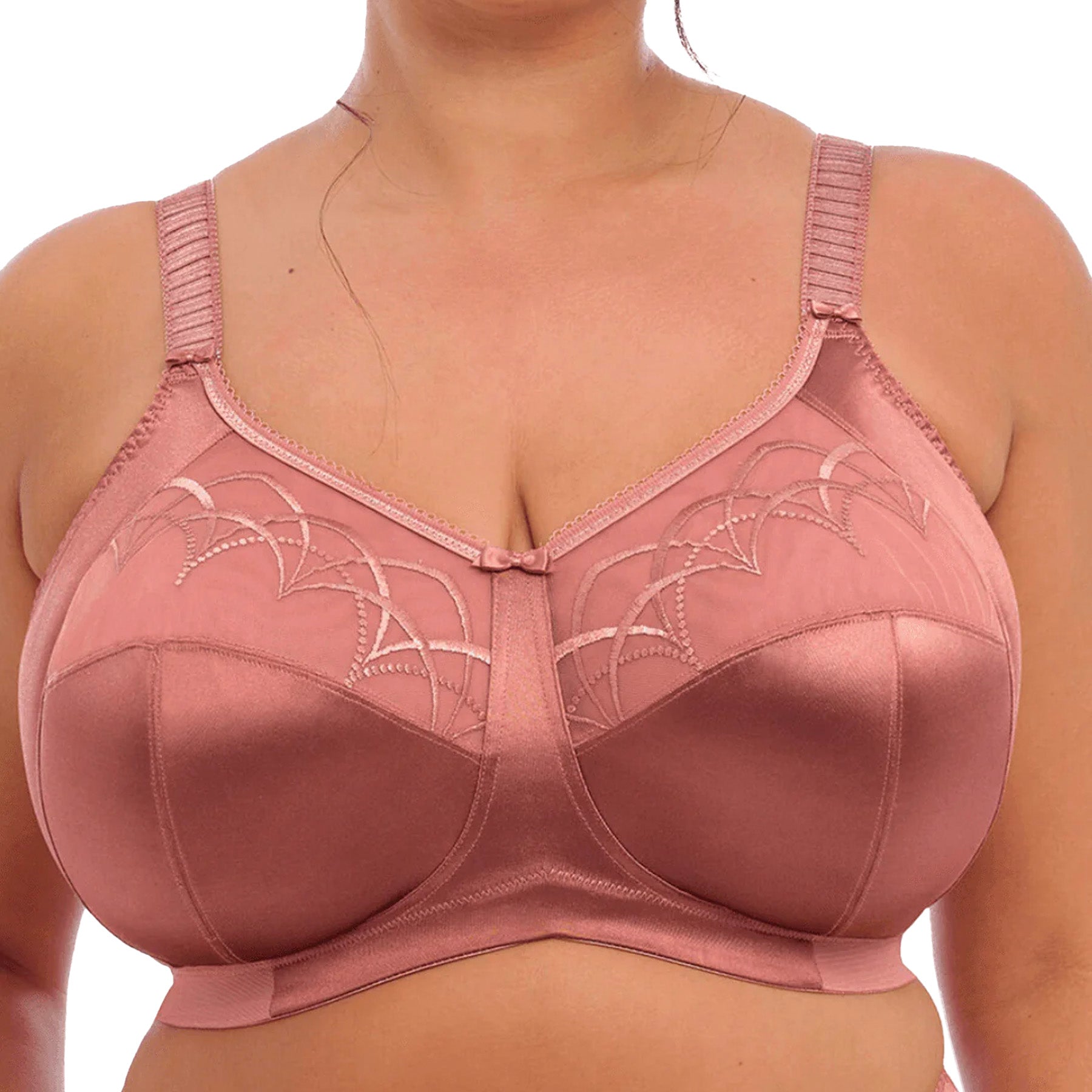 Elomi Cate Soft Cup Bra EL4033 Rosewood Front