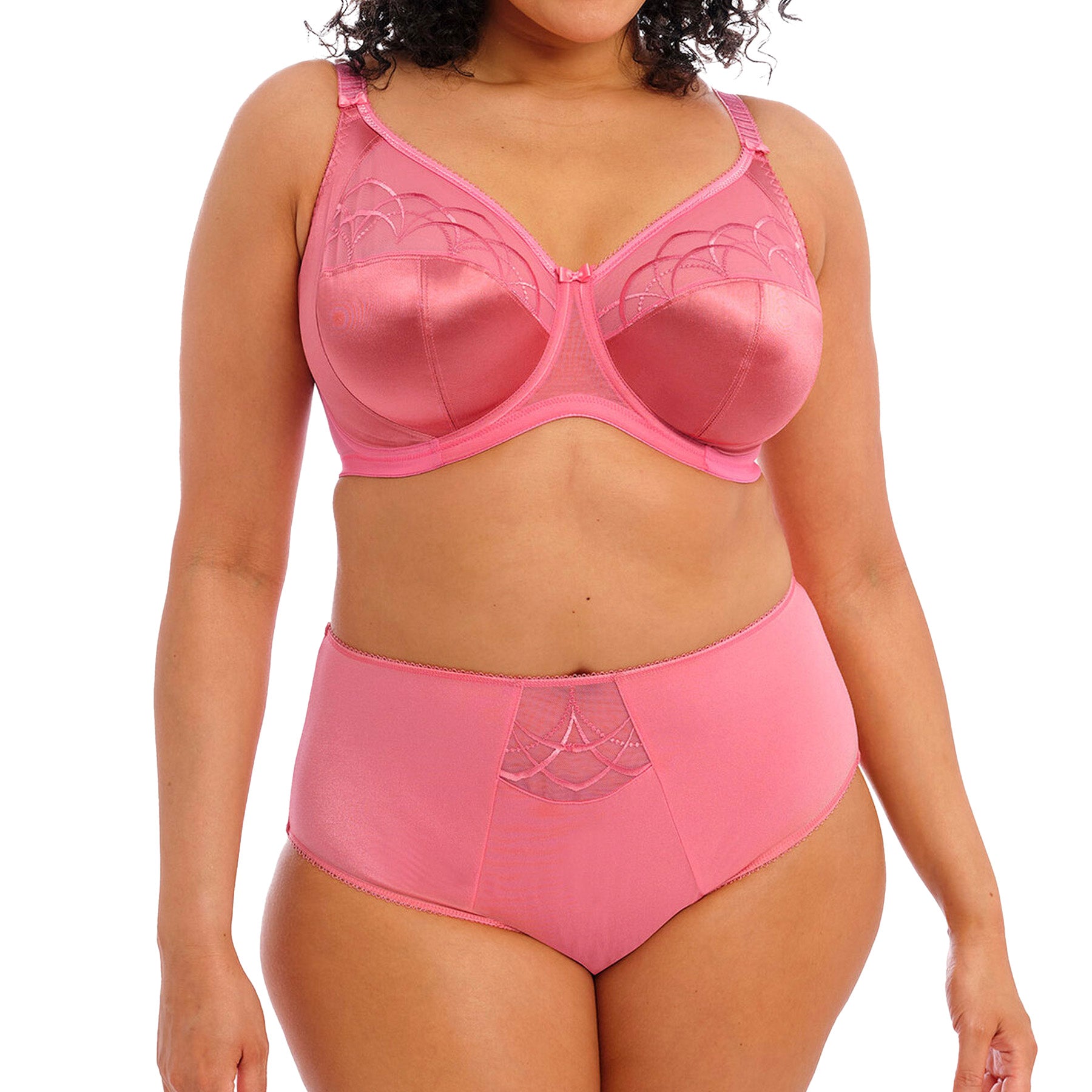Elomi Cate Underwire Full Cup Banded Bra EL4030 Desert Rose Set