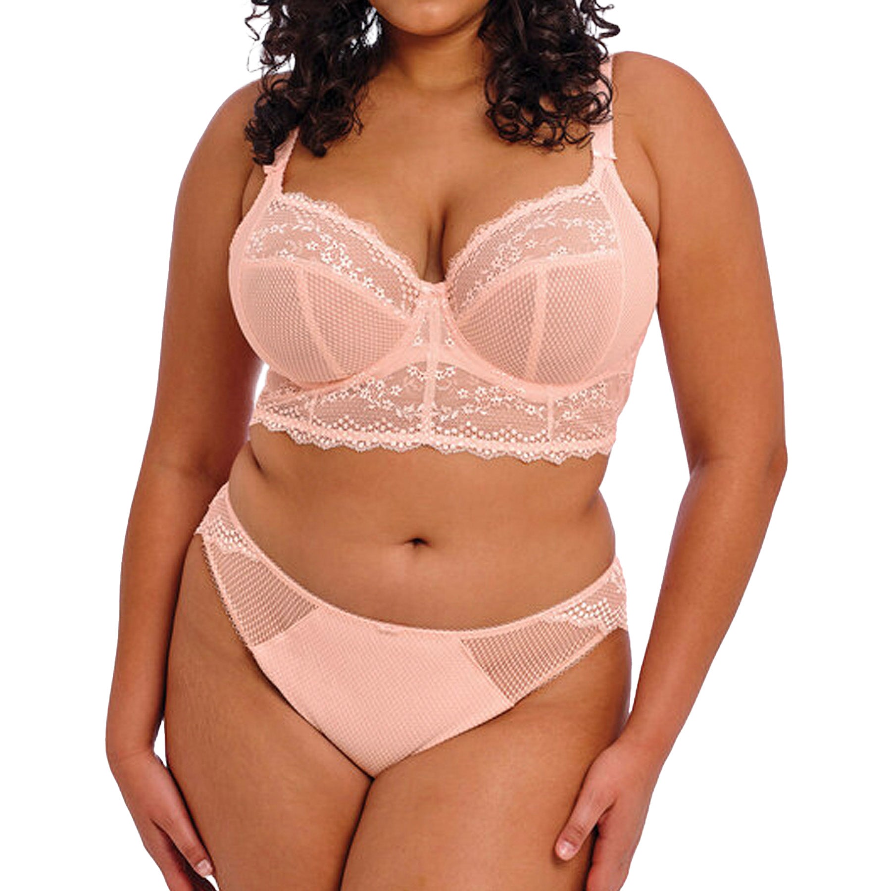 Elomi Charley Brazilian EL4385 Ballet Pink Set
